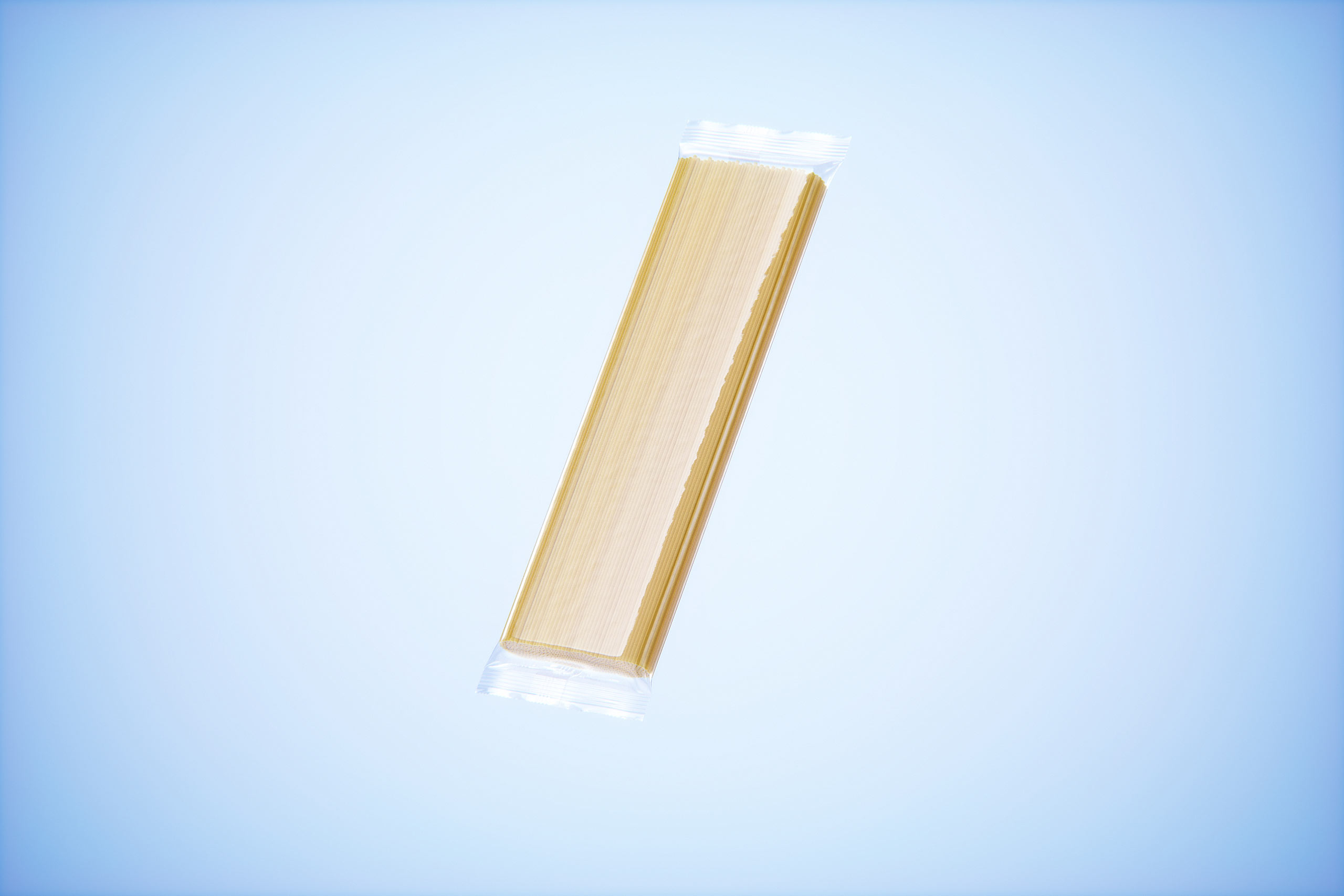 Spaghetti plastic pack 500g premium packaging 3d model