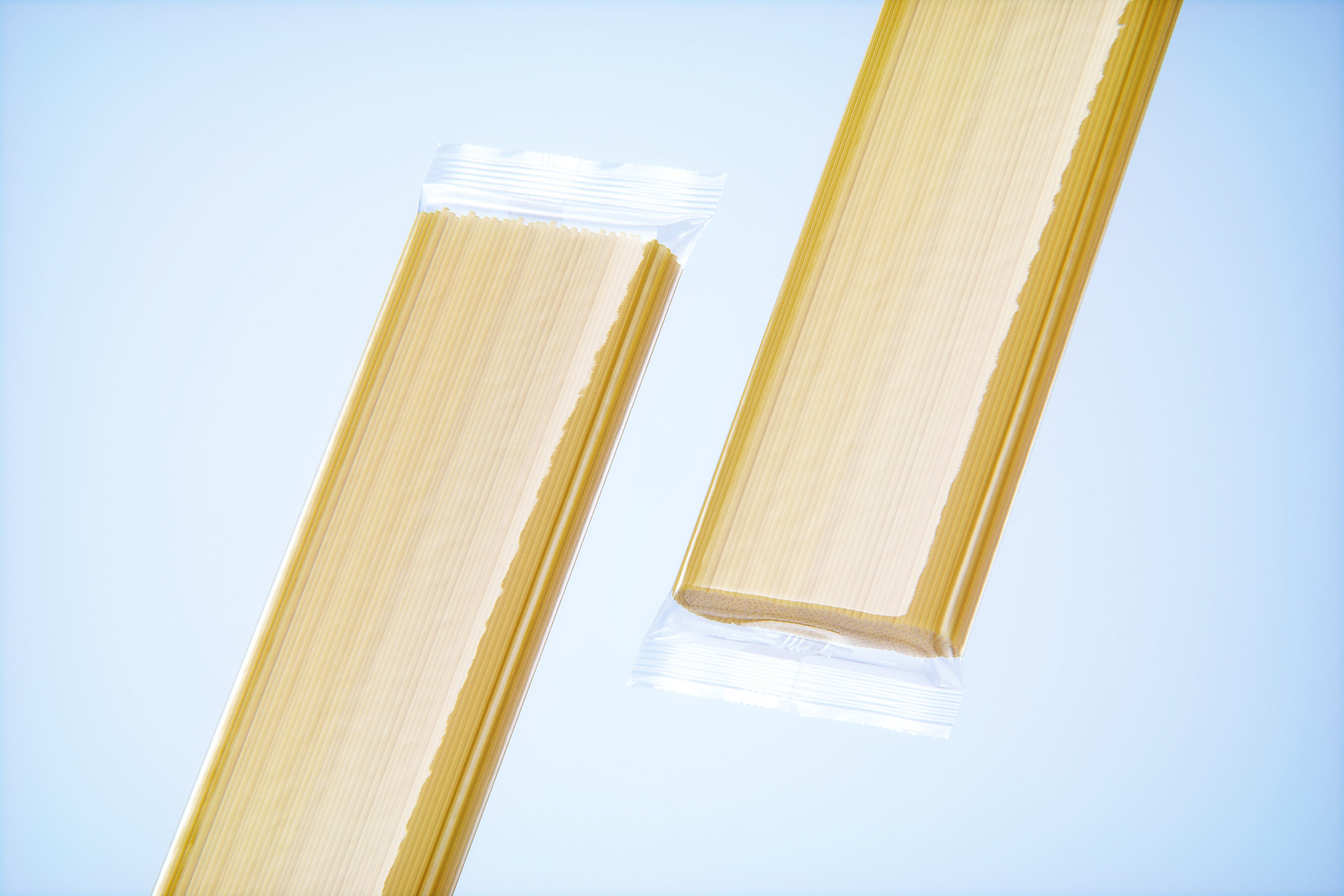 Spaghetti plastic pack 500g premium packaging 3d model