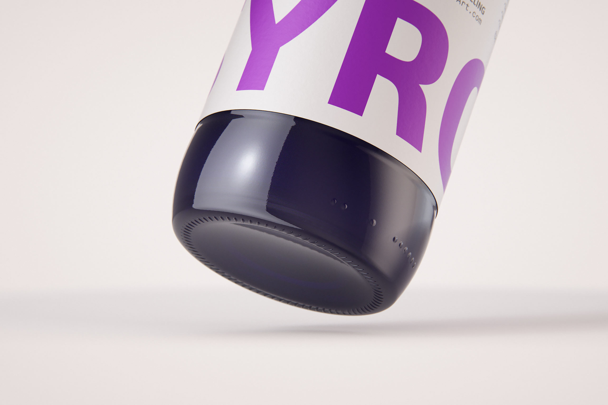 Syrup/Juice Glass Bottle 500ml packaging 3D model pack