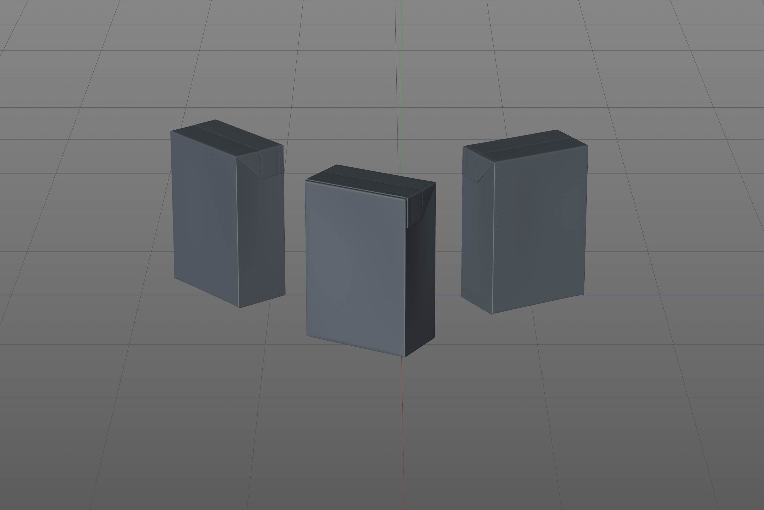 Tetra Pack Recart 440ml Premium carton packaging 3D model pak