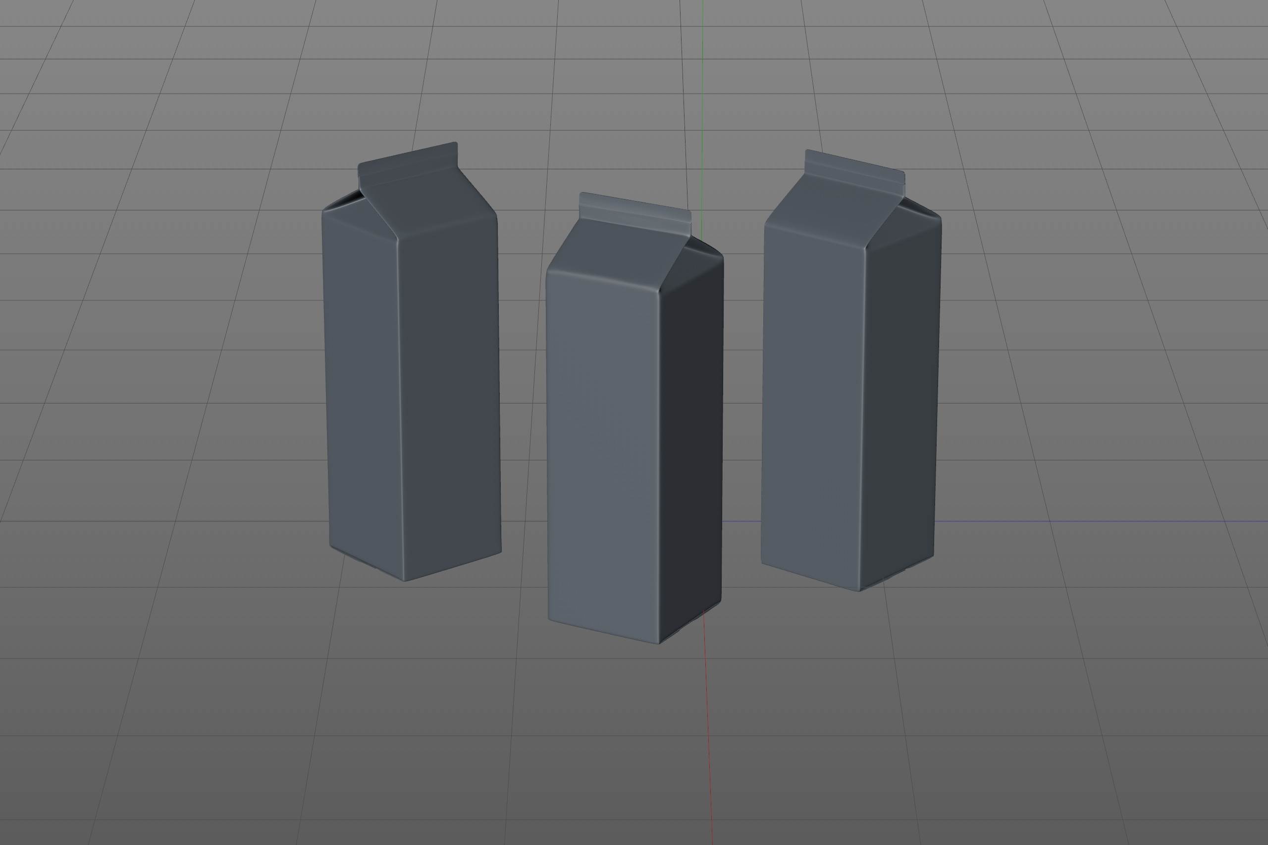 Tetra Pack REX 1000ml Professional carton packaging 3D model pak