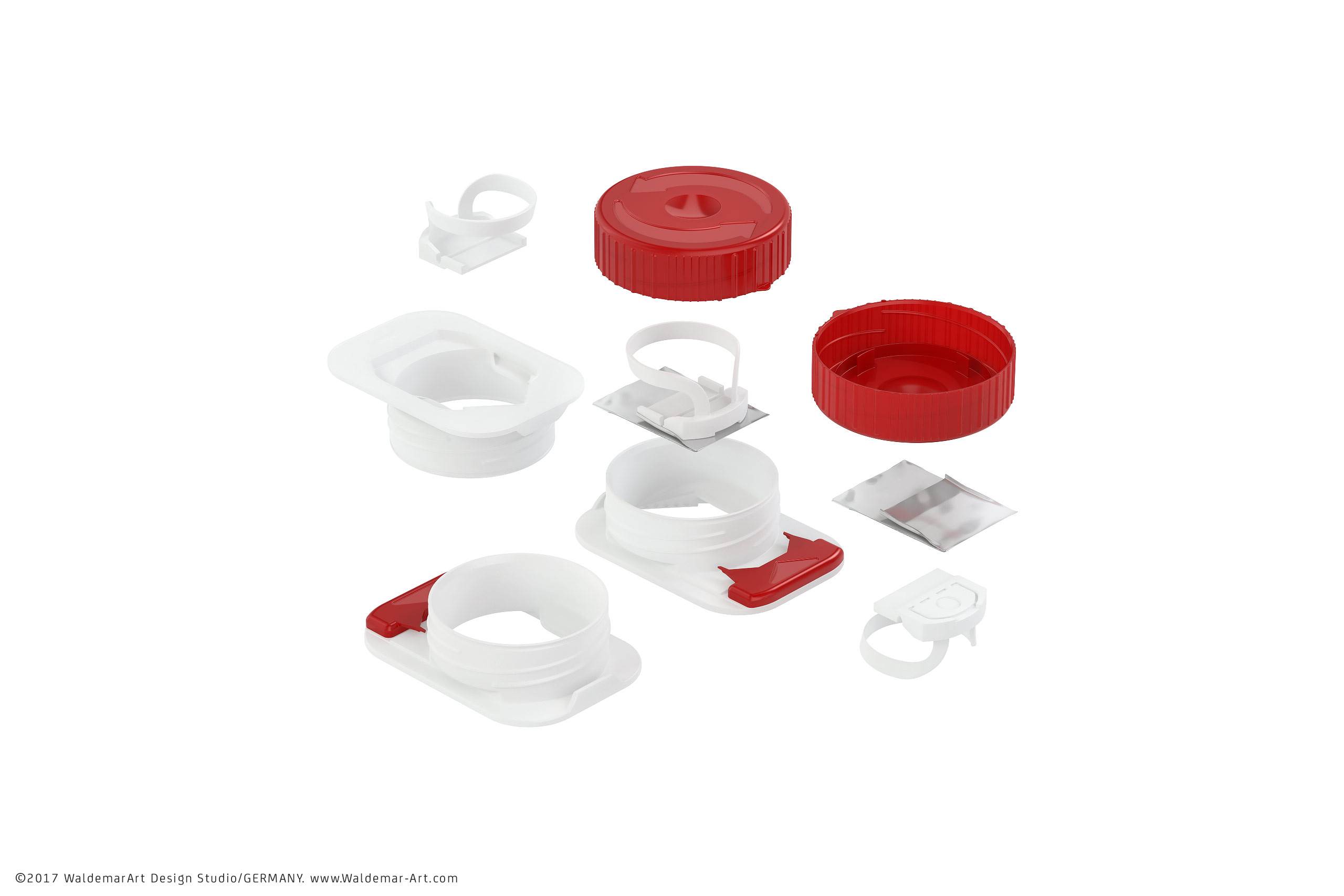 Tetra Pack Brick Slim 1000ml with SlimCap Premium packaging 3D model pak