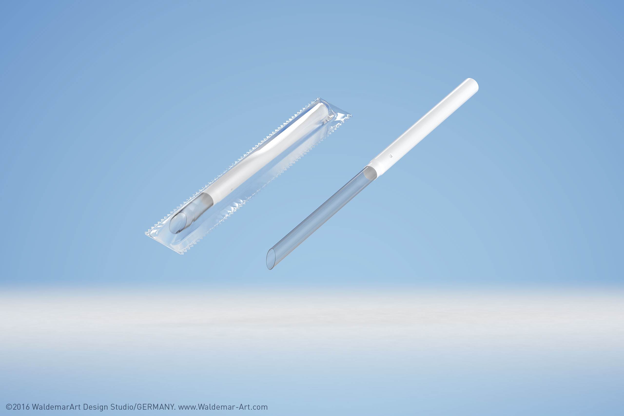 Tetra Pack Brick Edge 250ml with a straw carton packaging 3d model pak