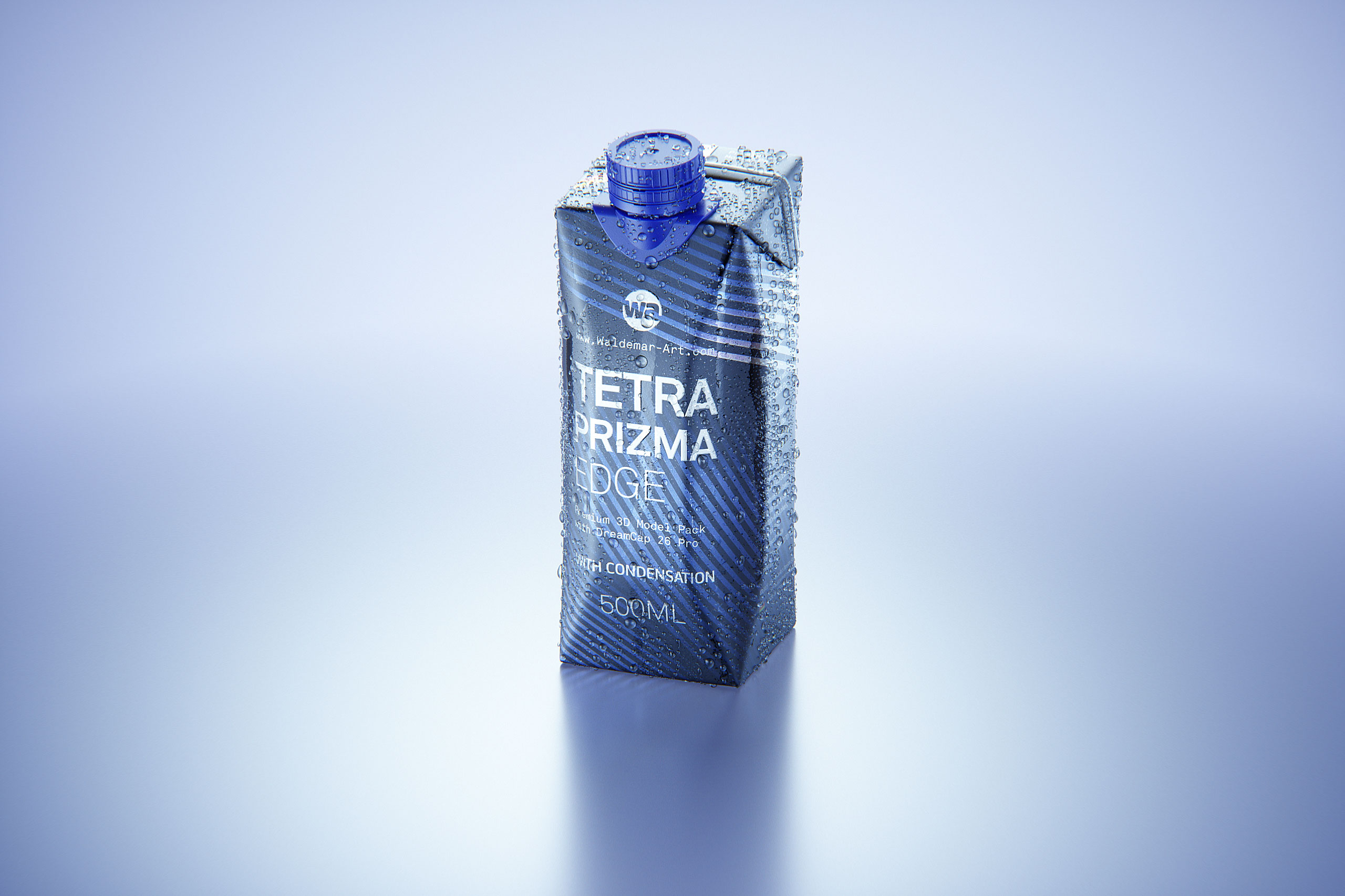 Tetra Prisma Edge 500ml with Dream Cap 26 Pro and Condensation Premium 3D model pack