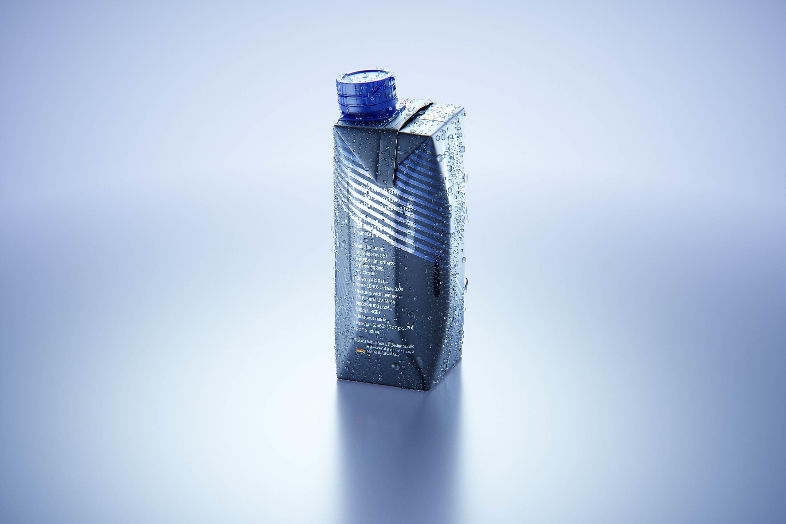 Tetra Prisma Square 330ml with Dream Cap 26 Pro and Condensation Premium 3D model pack