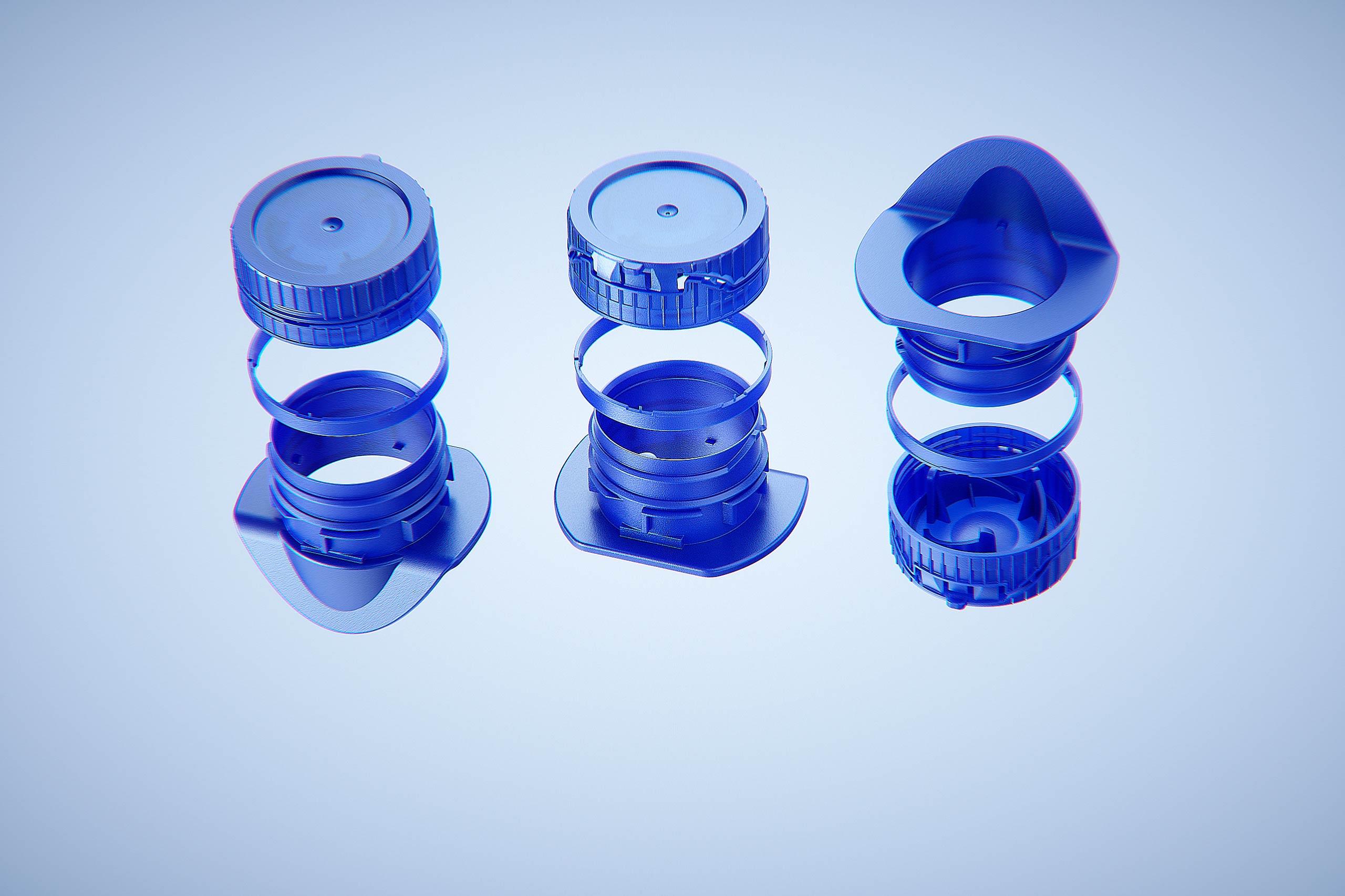 Tetra Prisma Square 330ml with Dream Cap 26 Pro and Condensation Premium 3D model pack