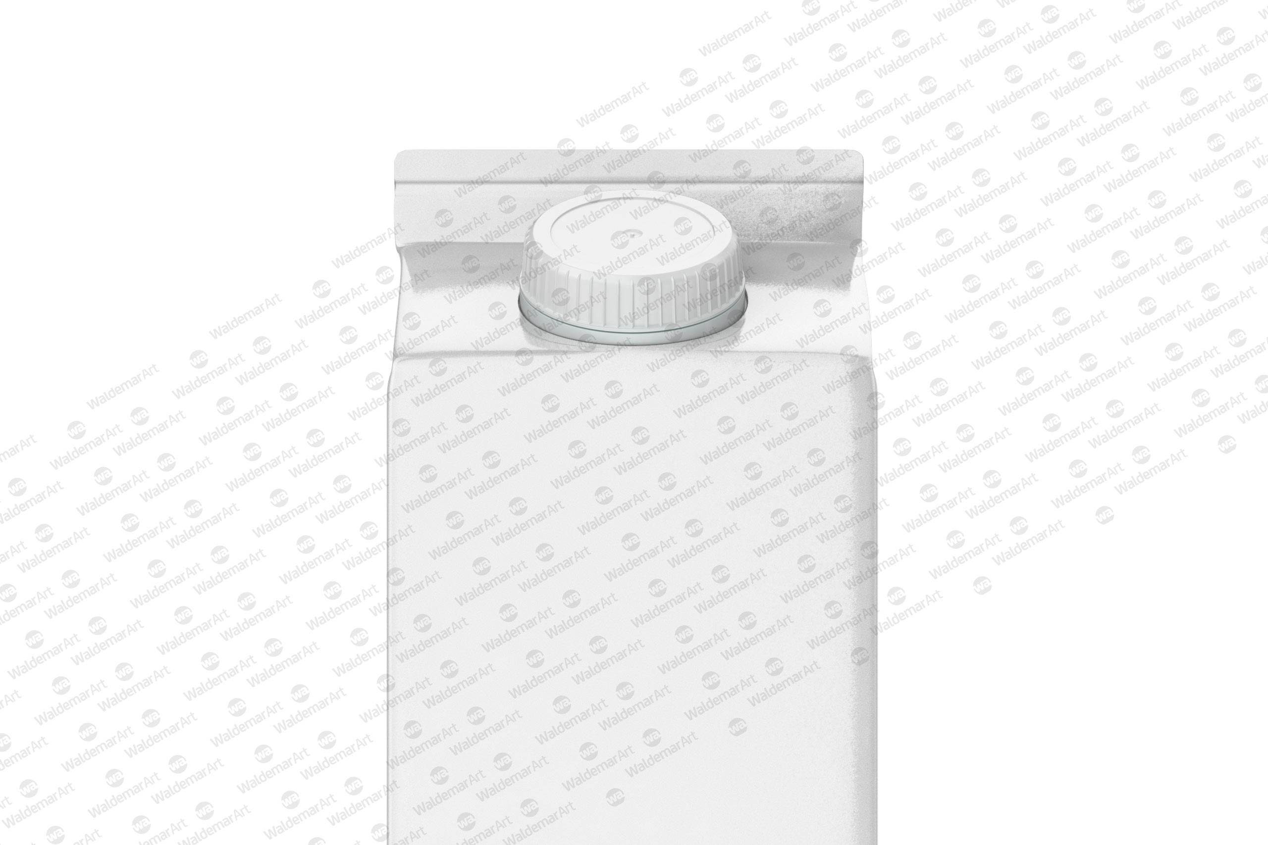 Photoshop Mockup of Tetra Pack Rex 1000ml with TwistCap Front View