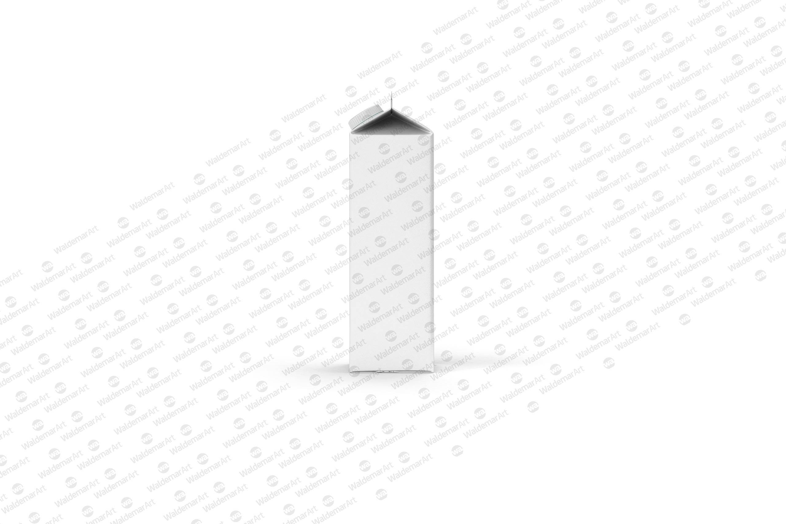 Photoshop Mockup of Tetra Pack Rex 1000ml with TwistCap Side View