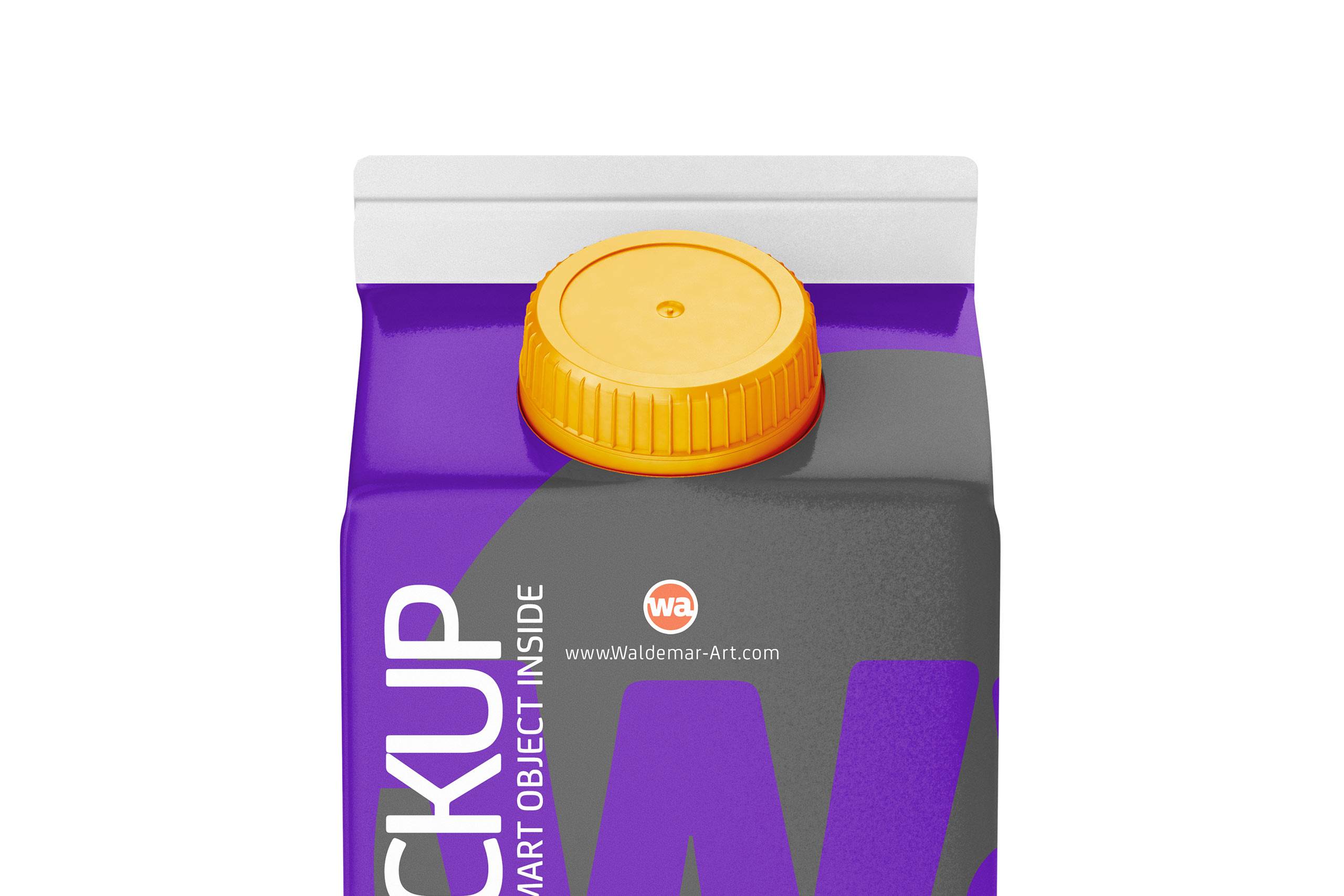 Package Mock-up of Tetra Pack Rex 500ml with TwistCap Front View