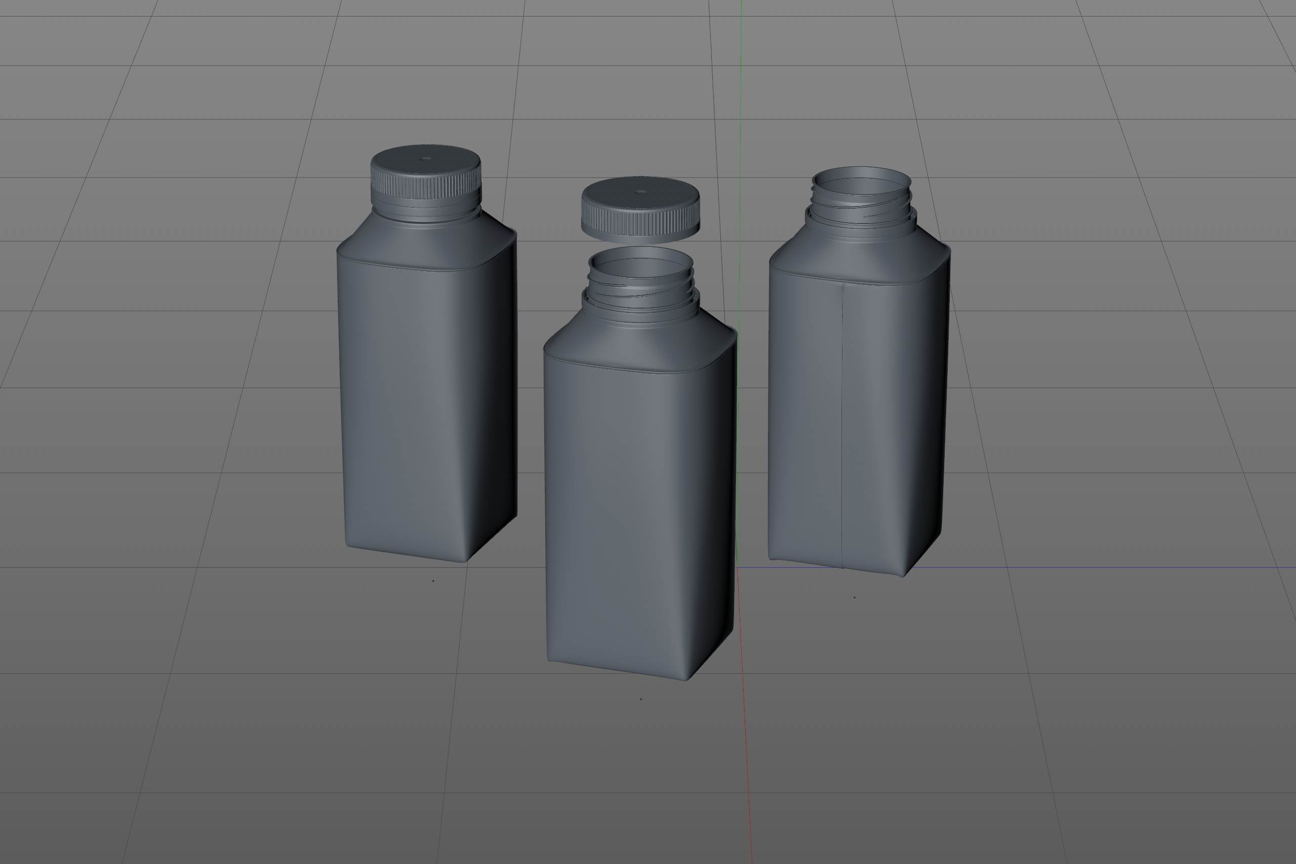 Packaging 3D model pak of Tetra Pack Top Midi 330ml with Eifel-O38