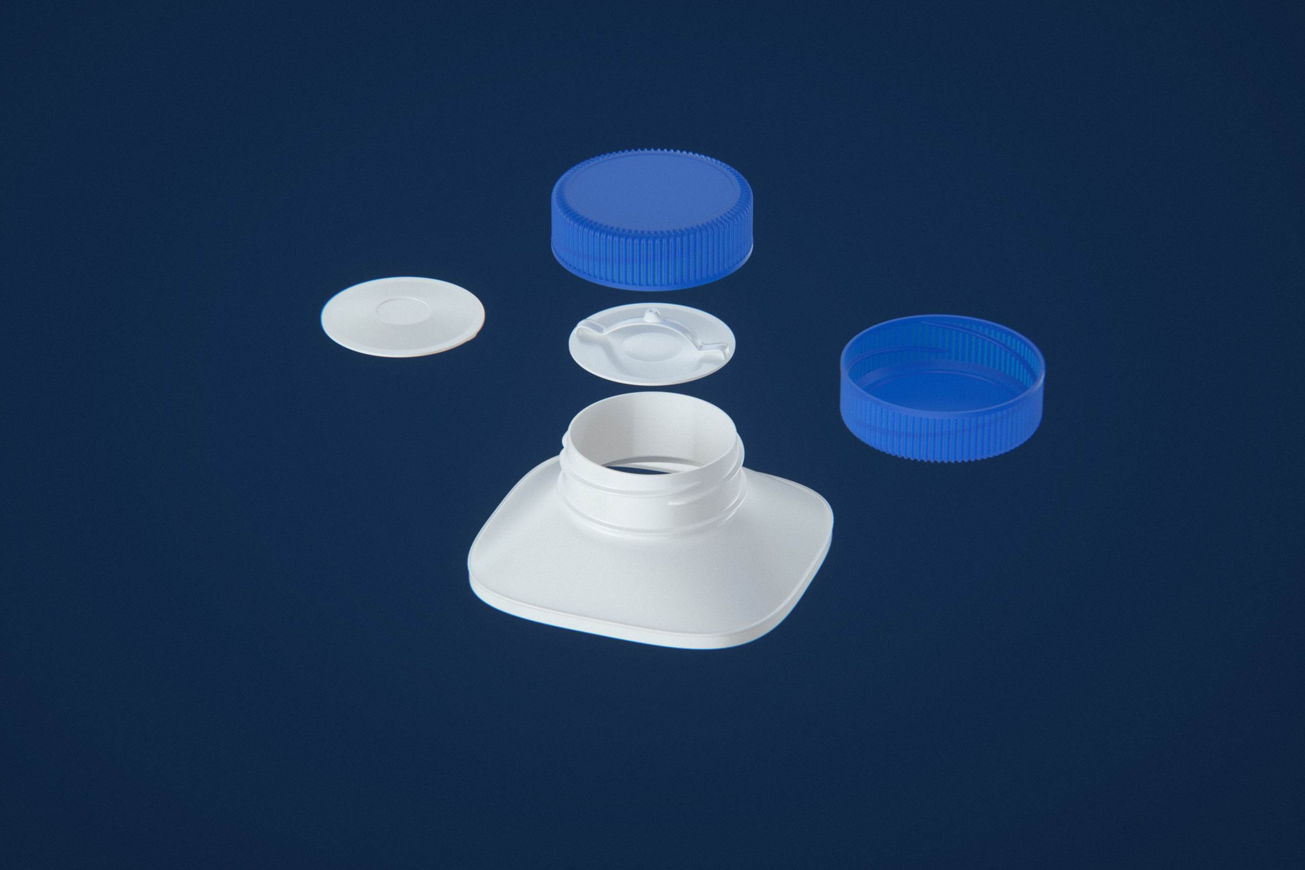 Tetra Top MIDI 500ml 3D model of carton package with KATLA S38 closure