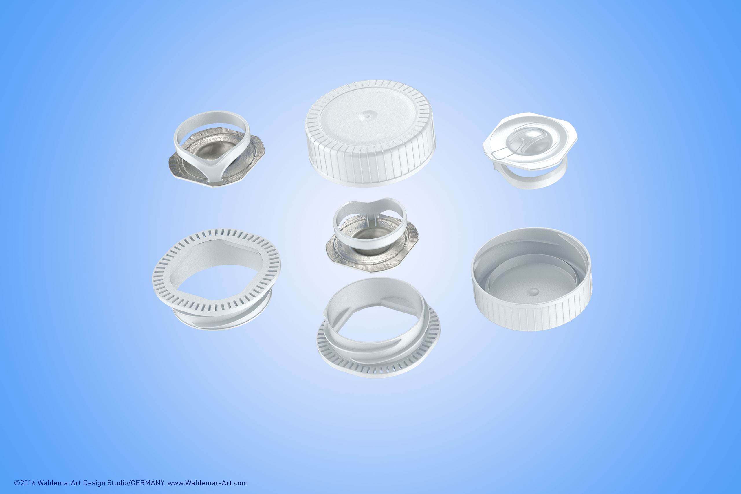 Tetra Pack Brick EDGE 500ml with LightCap 30 packaging 3D model pak