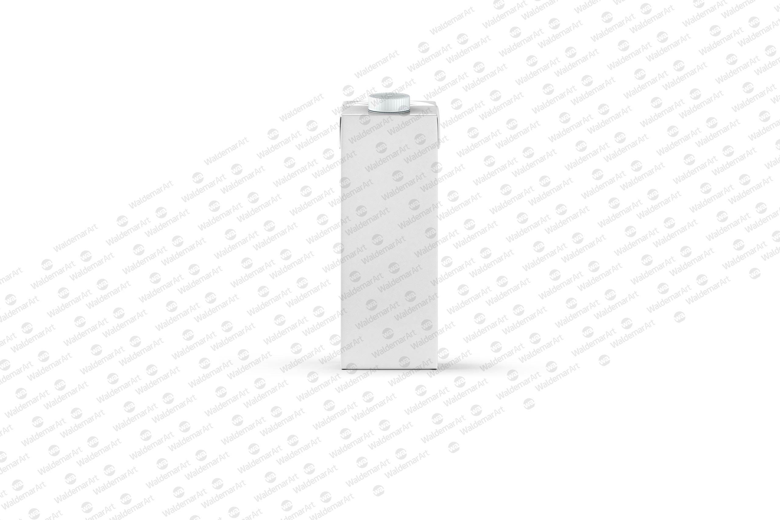 Package Mock-Up of Tetra Pack Brick Aseptic 1000ml with LightCap30 Front View