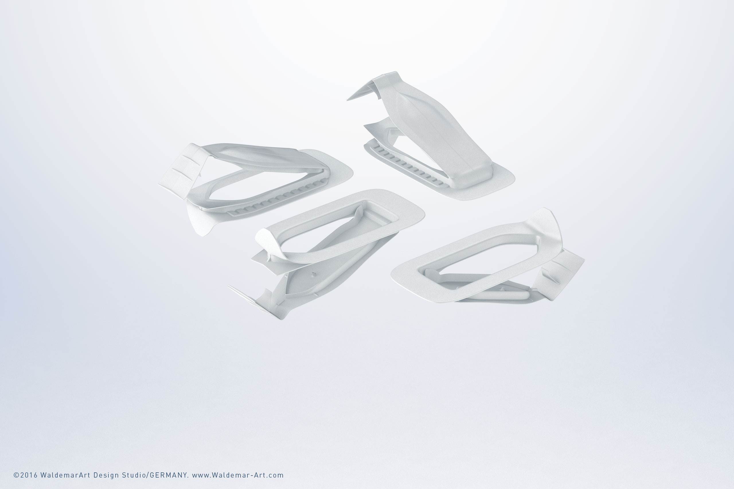 Tetra Pack Brick Aseptic Mid 1000ml packaging 3D model pak with FlexiCap