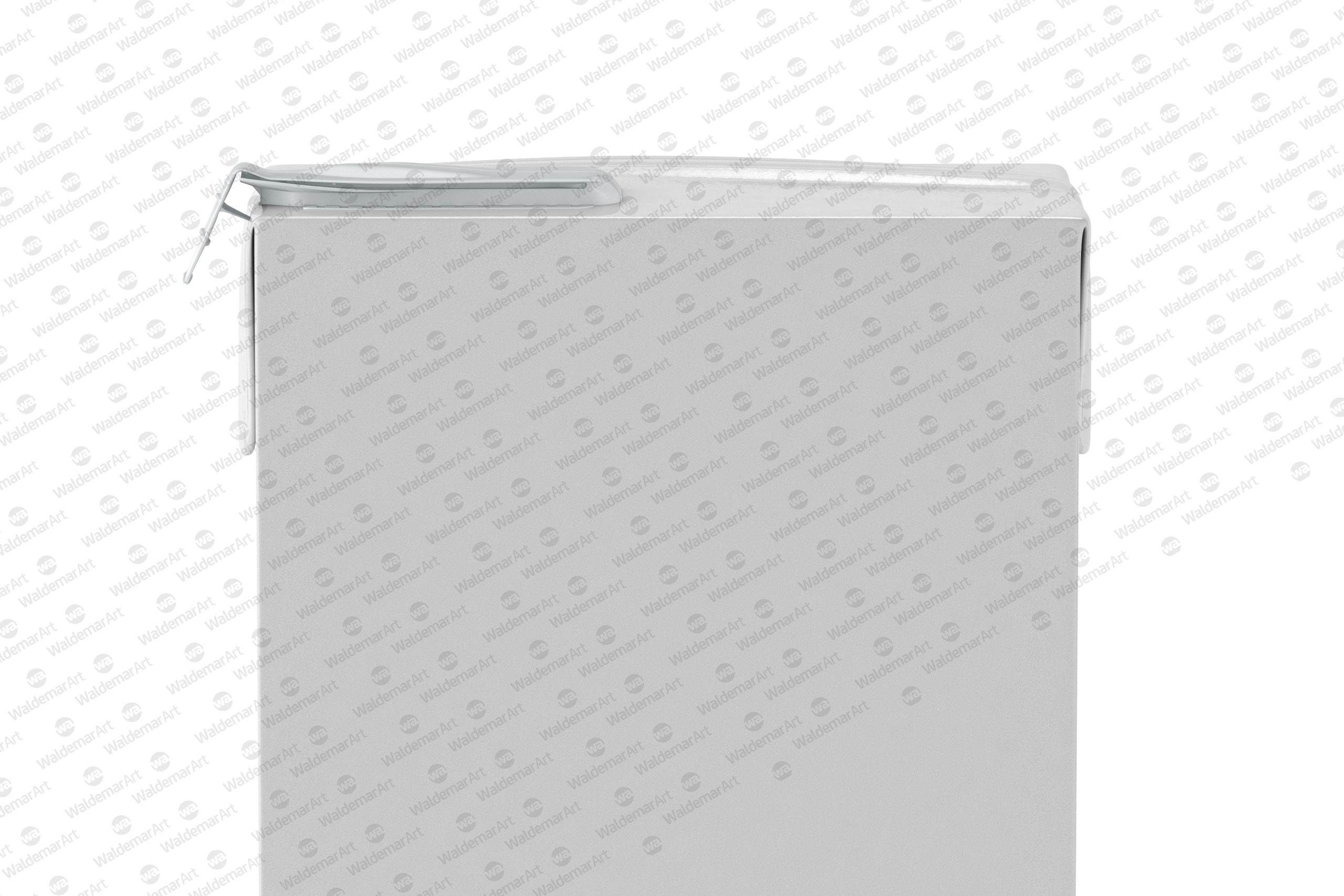 Tetra Pack Brick Mid 1000ml with FlexiCap PSD Mockup Front View