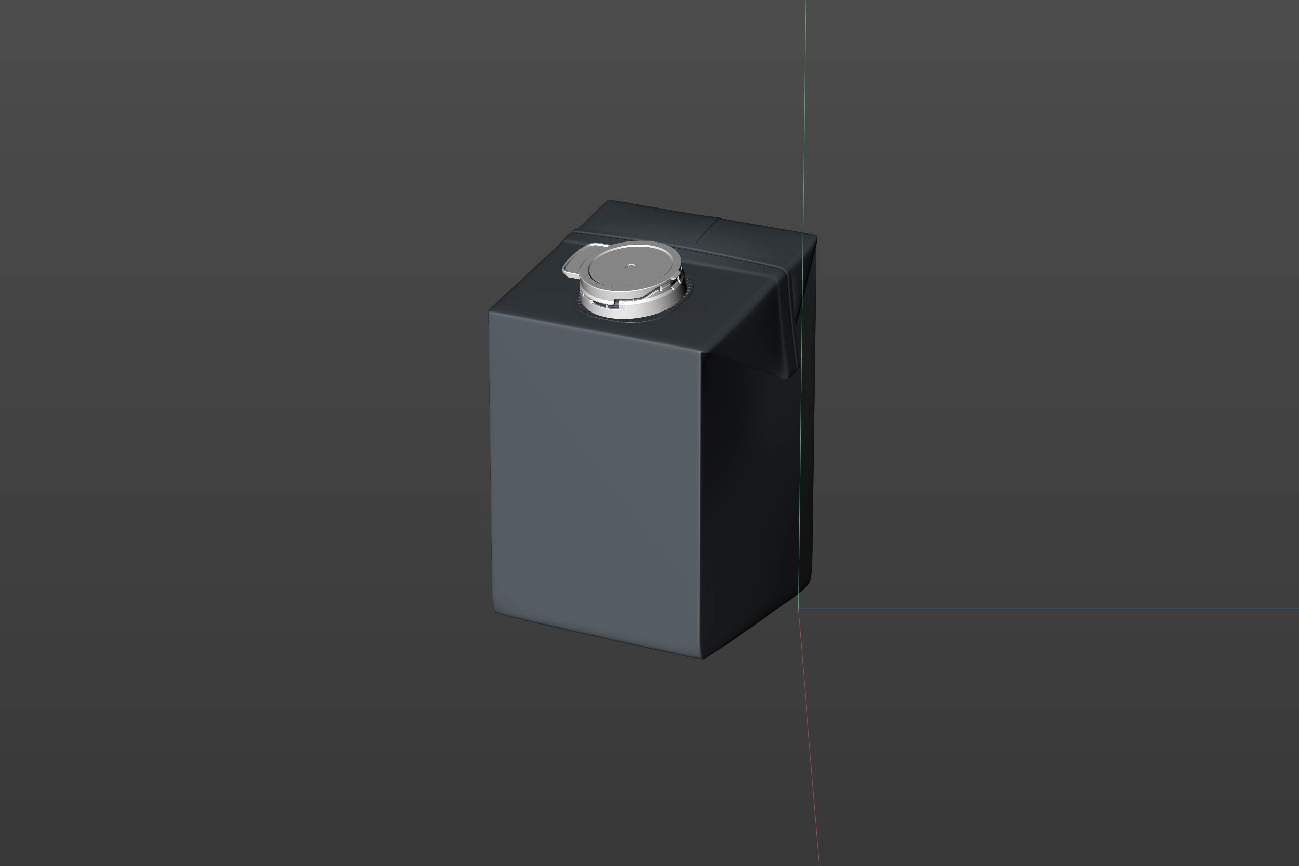 Tetra Brik Edge 500ml with LightWing 30 premium carton packaging 3D model