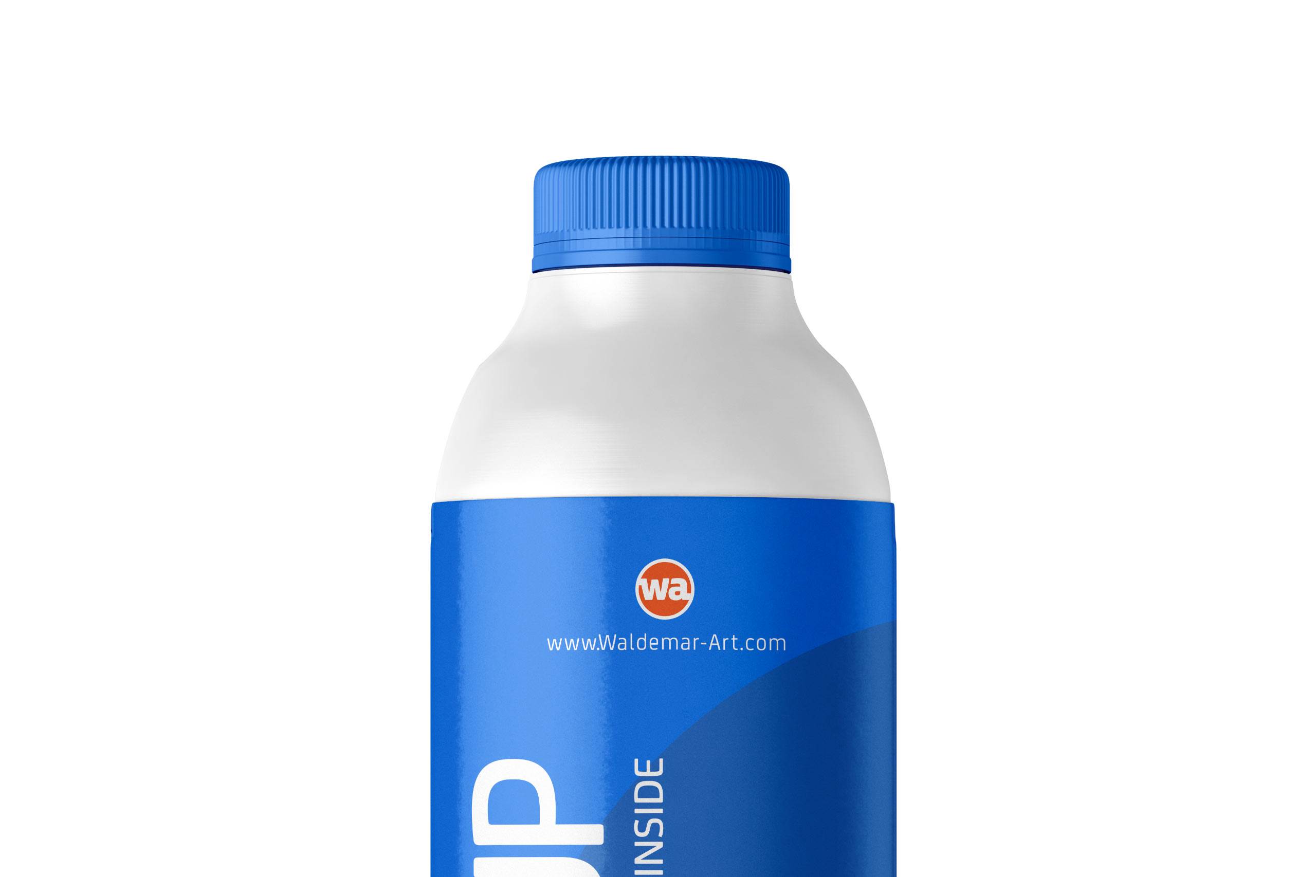 Packaging MockUp of Tetra Pack Evero Aseptic Base-D 1000ml with OrionTop-O38A Front View