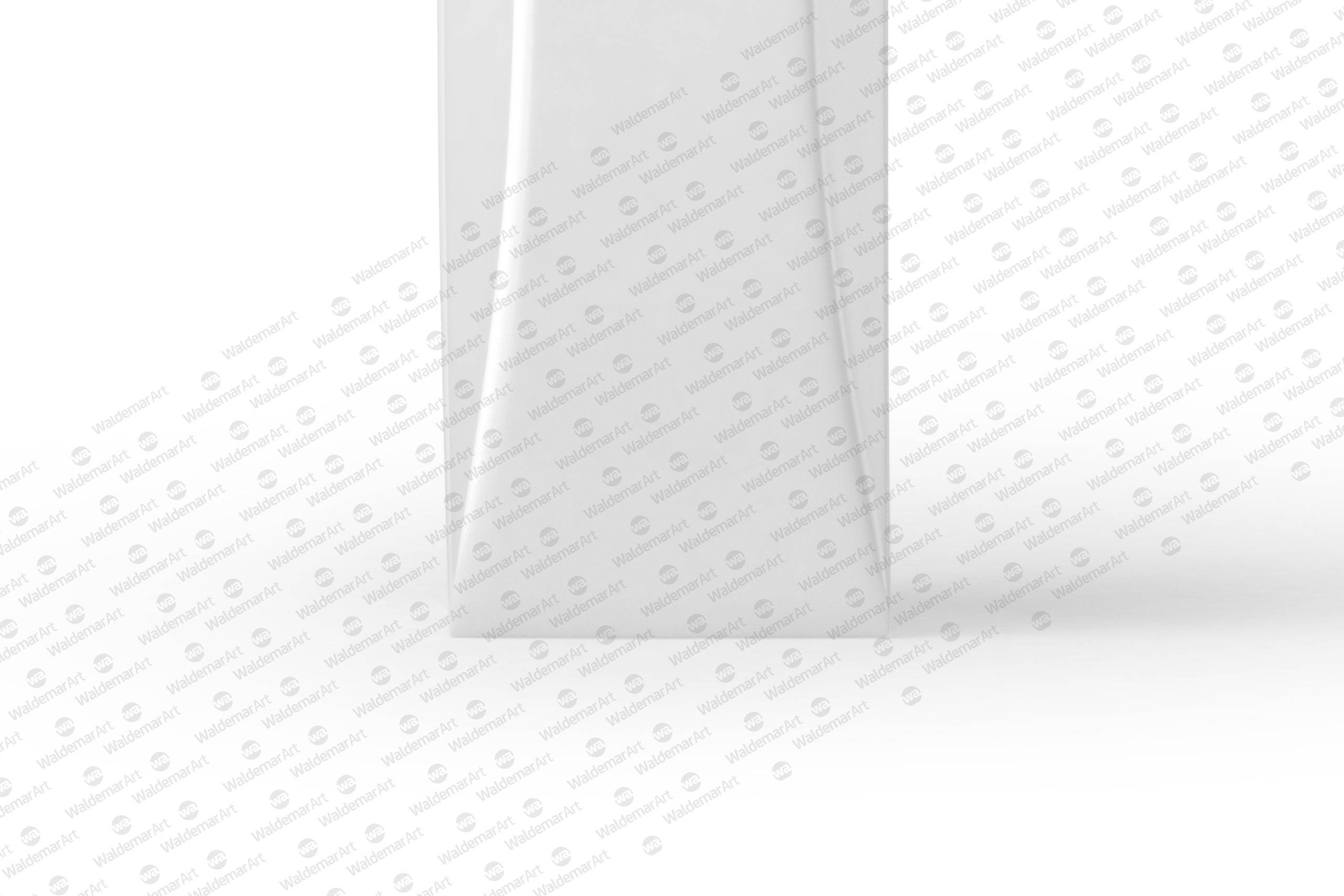 Tetra Pack Gemina Leaf 1000ml Mockup. Side View