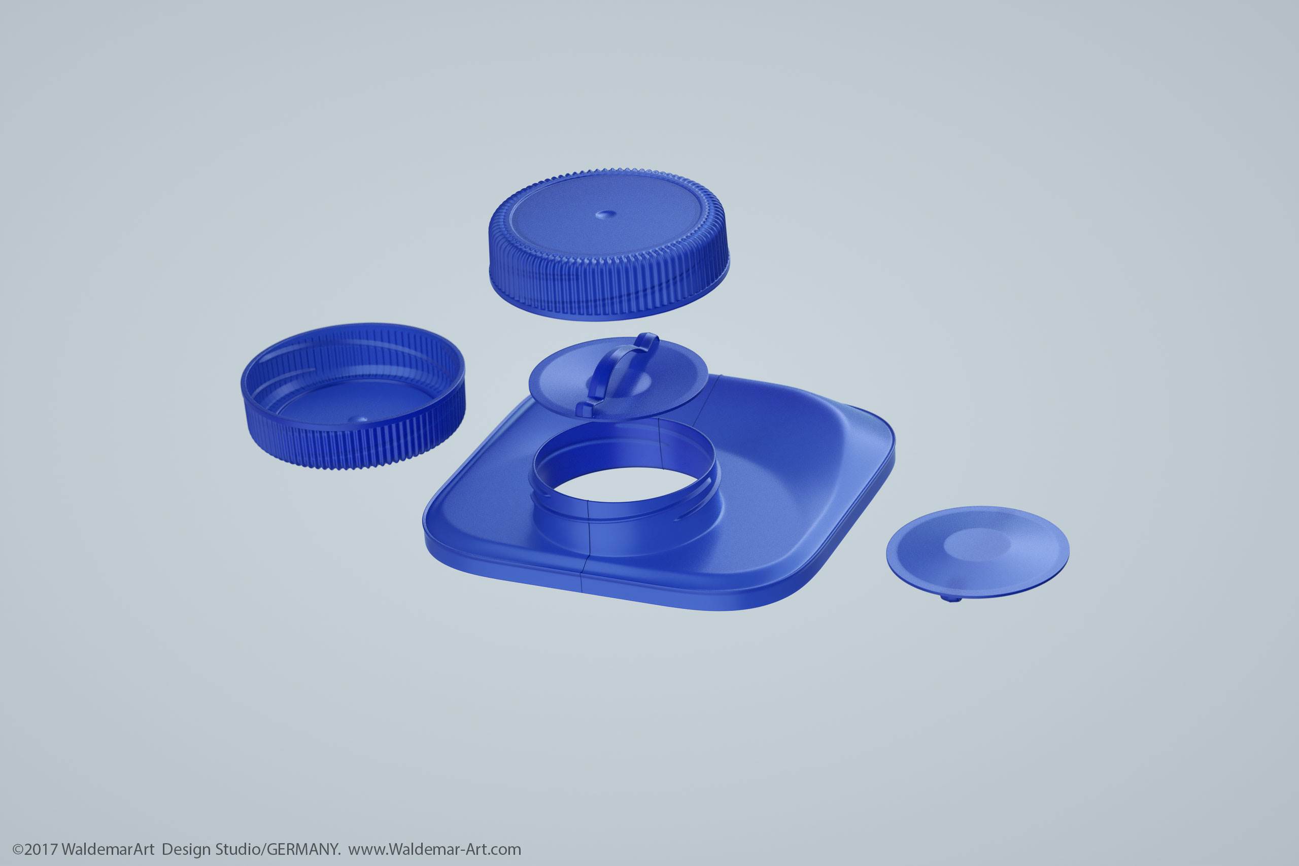 Premium 3D model pak of the Tetra Pack Top Base 500ml with Orinoco S38 closer