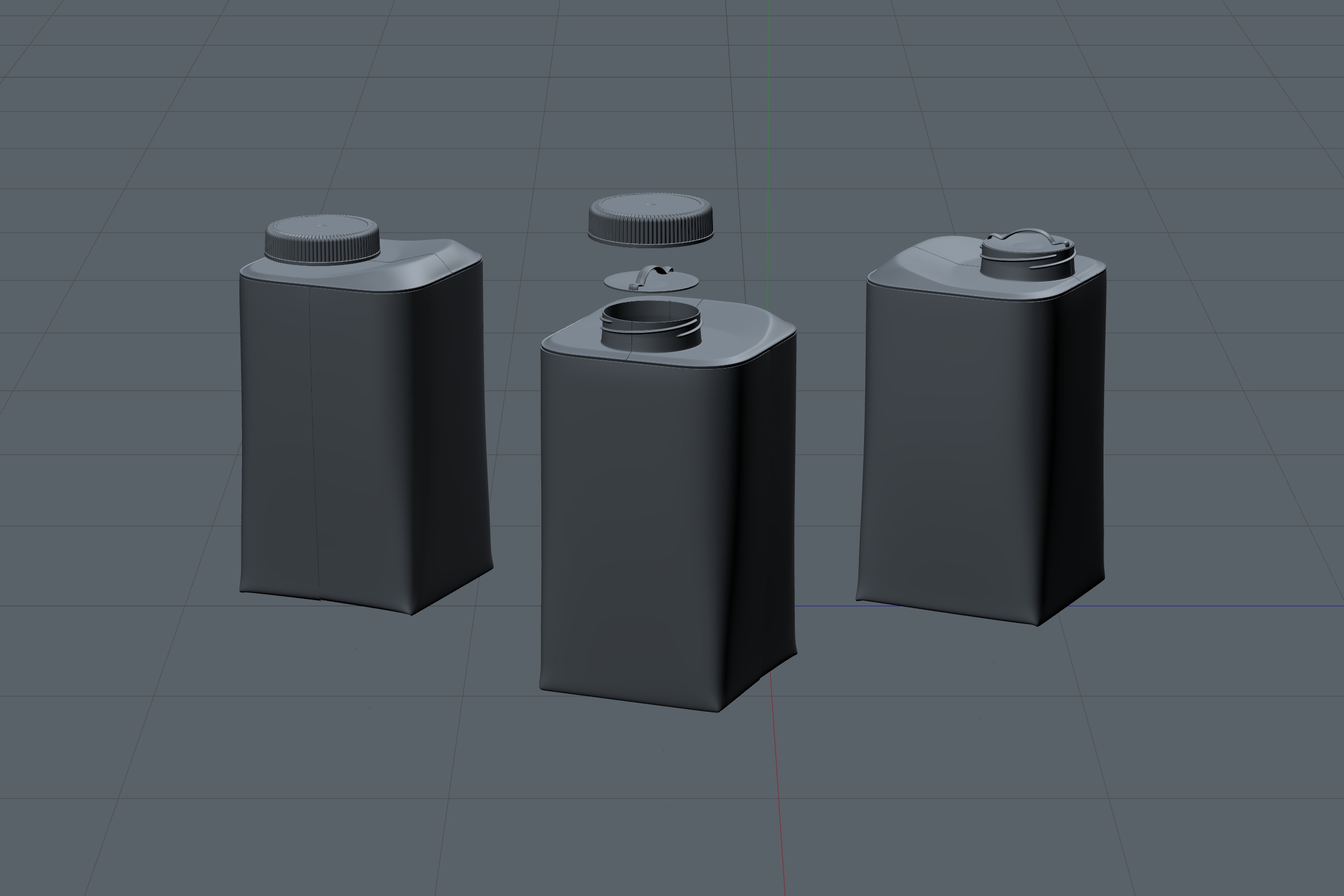 Premium 3D model pak of the Tetra Pack Top Base 500ml with Orinoco S38 closer