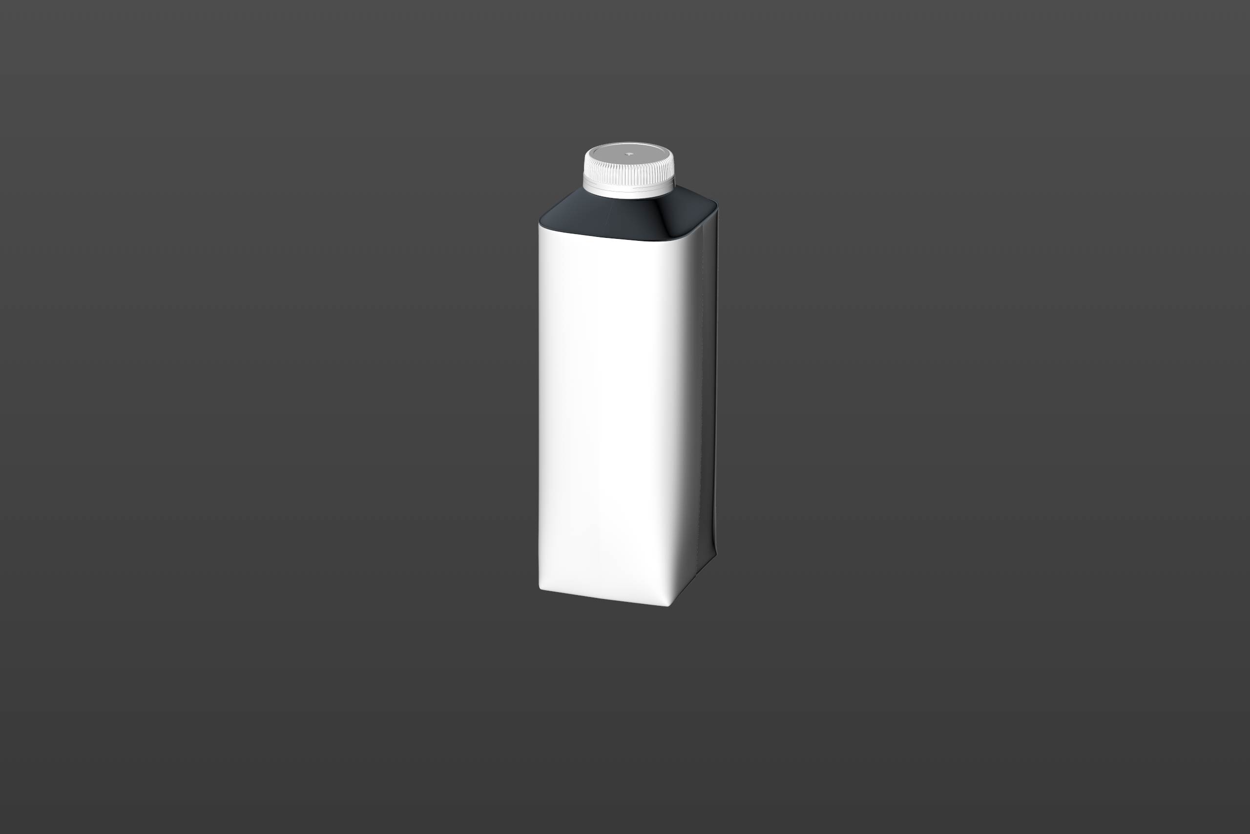 Packaging 3D model pak of Tetra Pack Top Base 750ml with tethered cap C38 Pro