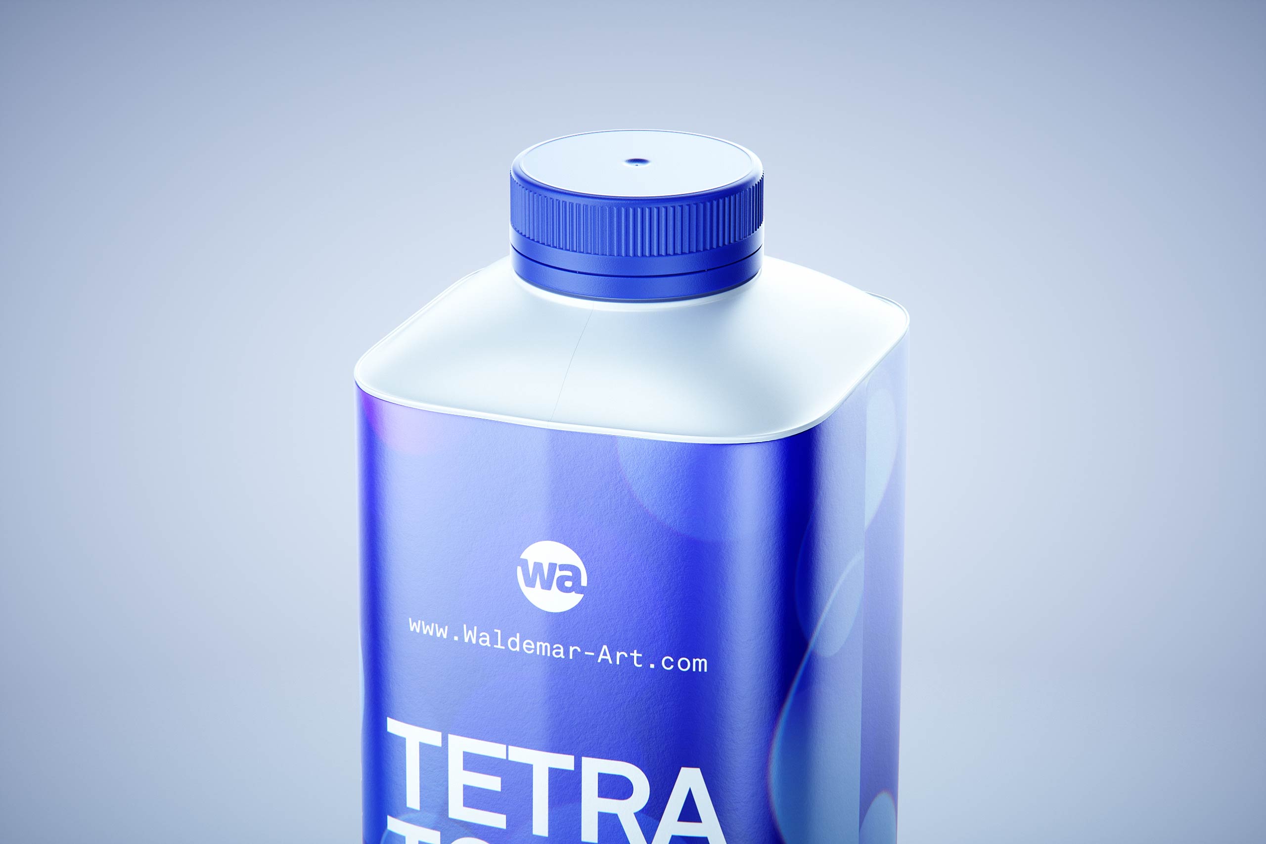 Packaging 3D model pak of Tetra Pack Top Base 750ml with Eifel-O38