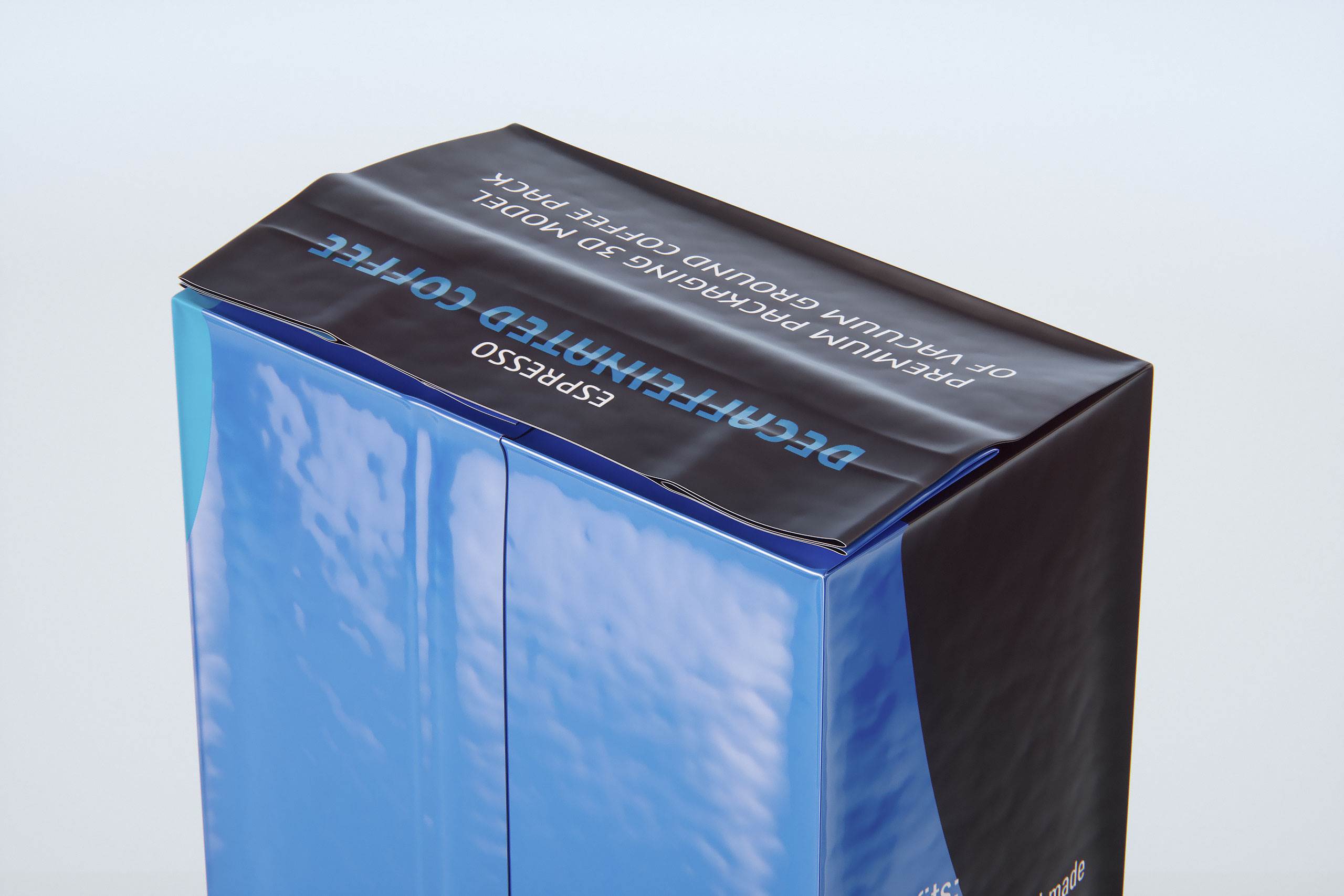 Vacuum Ground Coffee Packaging 250g 3d model