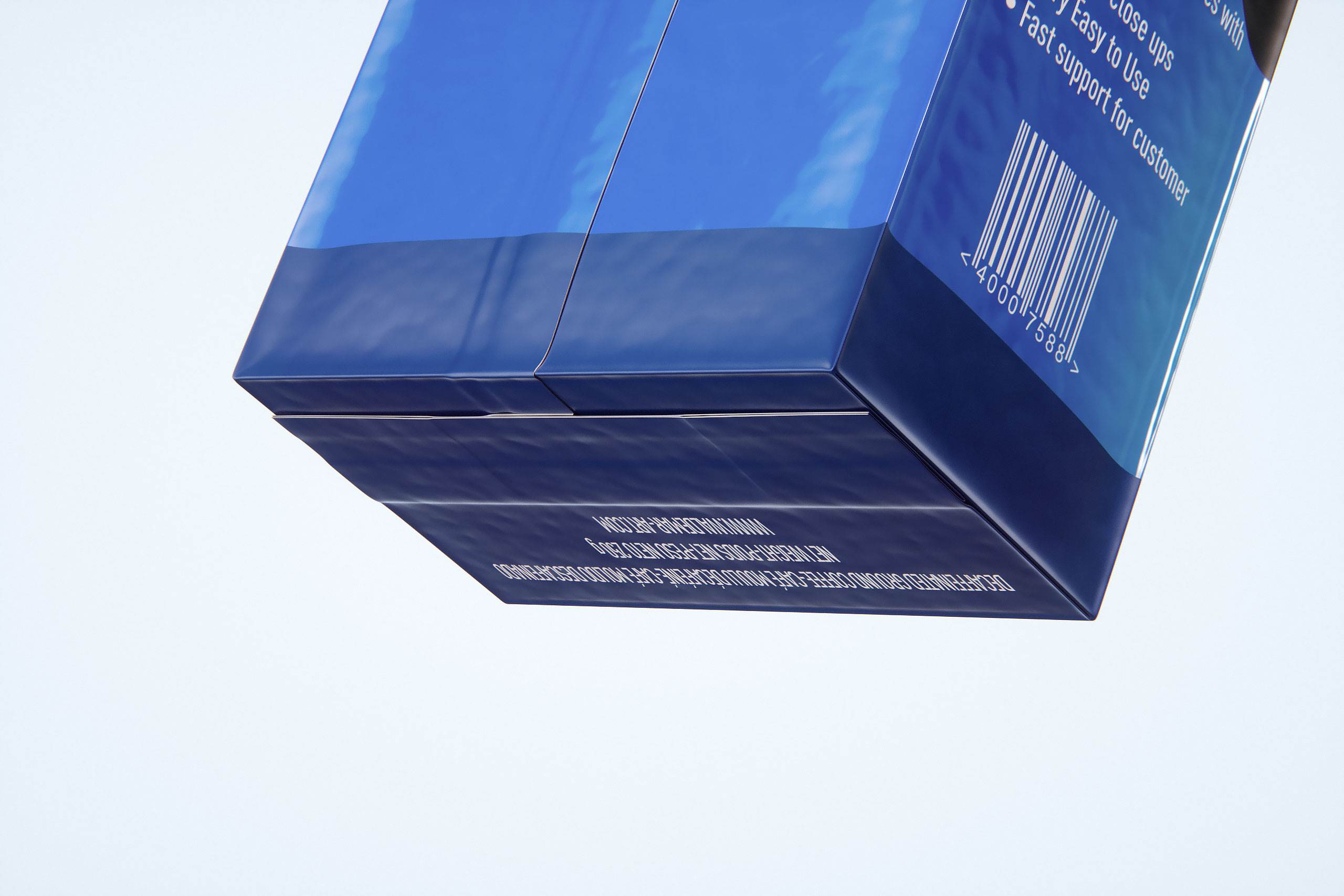 Vacuum Ground Coffee Packaging 250g 3d model