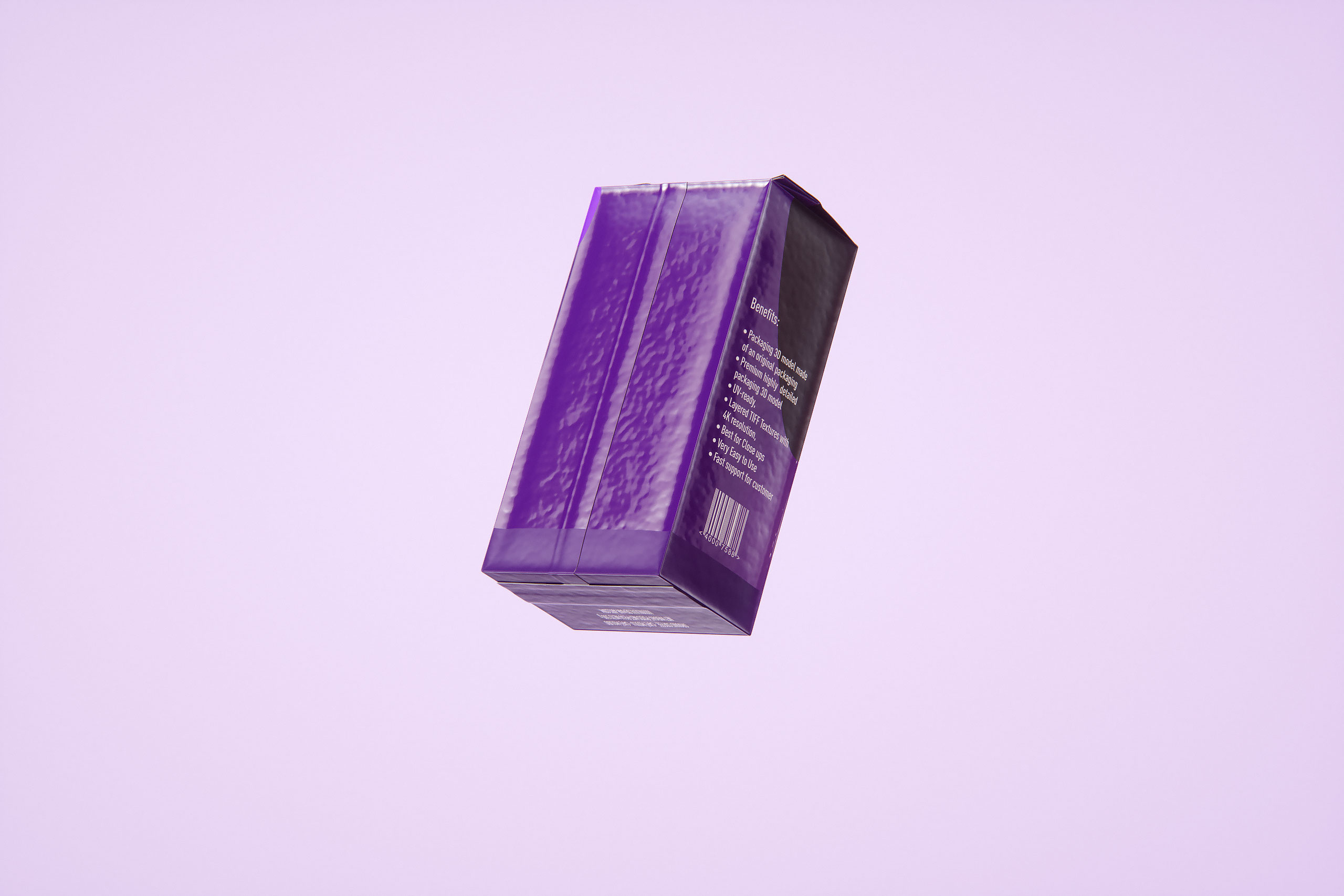 Vacuum Ground Coffee Packaging 500g 3d model