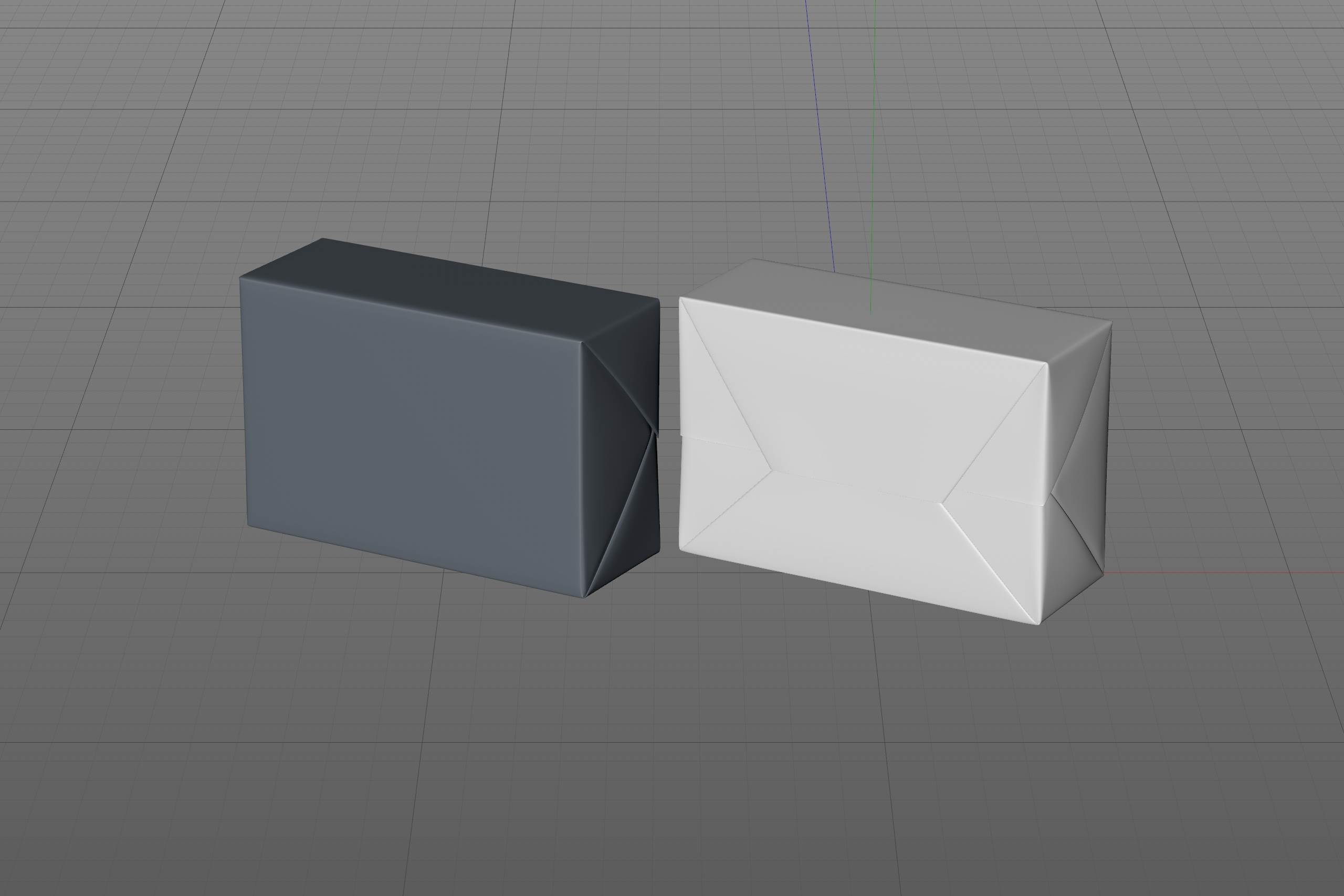 Vegan Butter Block 200g packaging 3D model