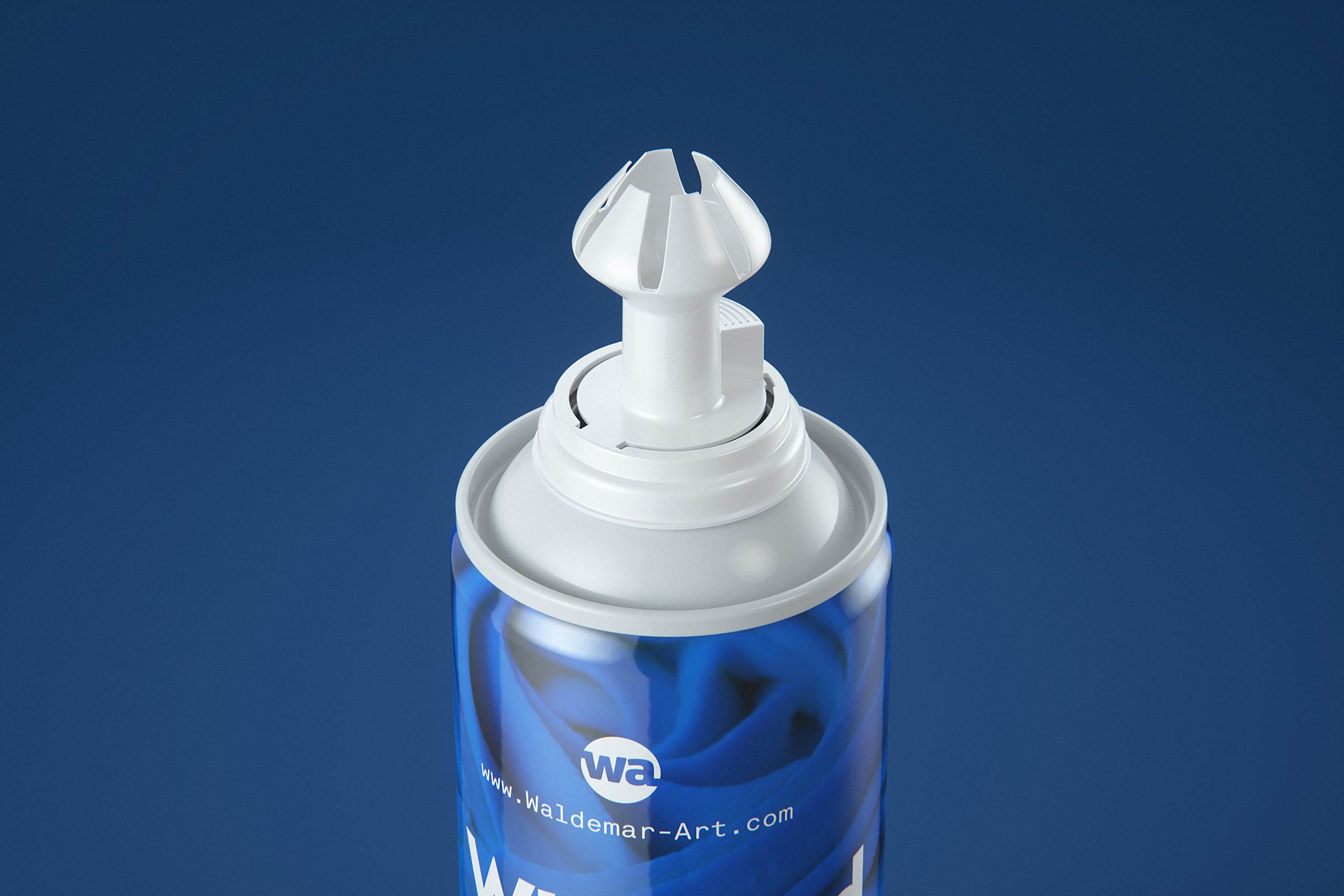 Packaging 3D model of the Whipped Cream Metal Bottle 250ml