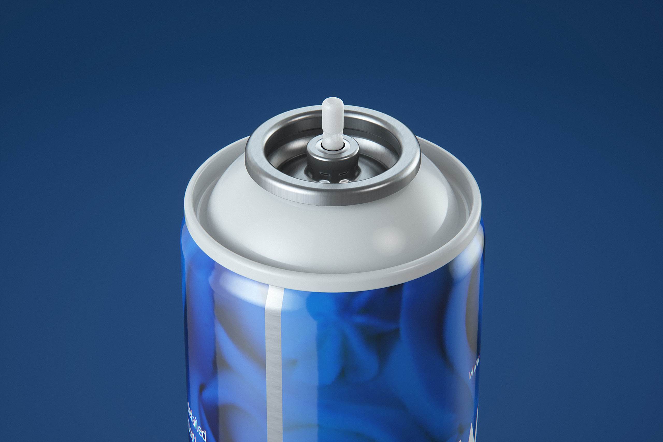 Packaging 3D model of the Whipped Cream Metal Bottle 250ml