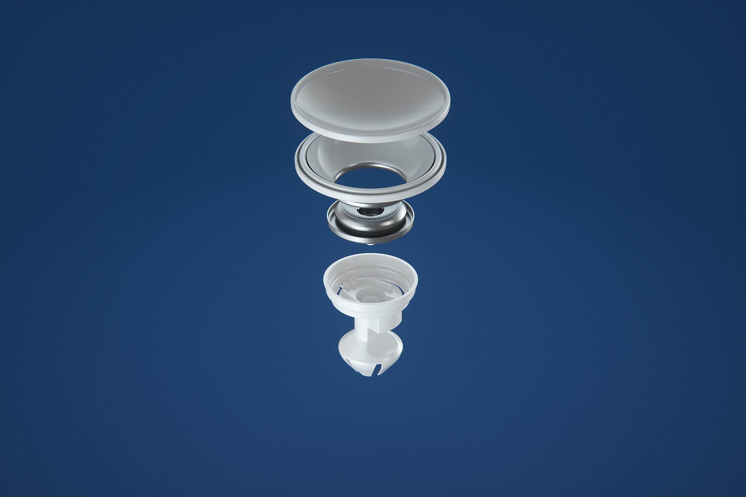 Packaging 3D model of the Whipped Cream Metal Bottle 250ml