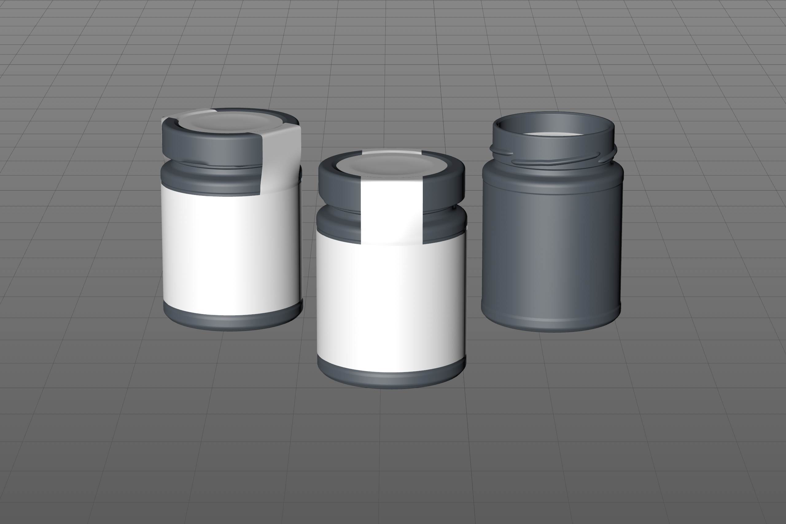 Yorkshire Honey Glass Jar 270g packaging 3d model