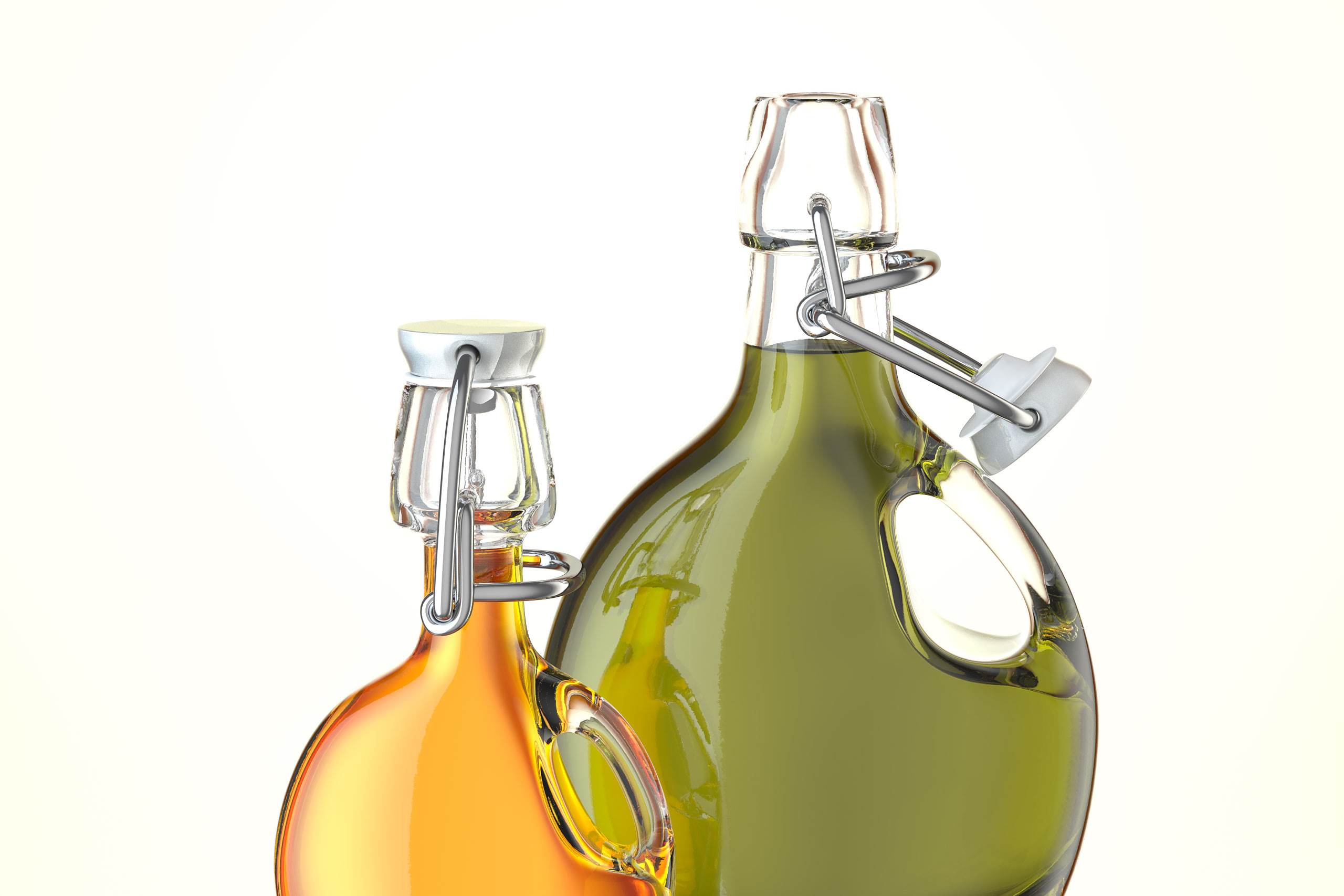 Elise - 3d model of bottles