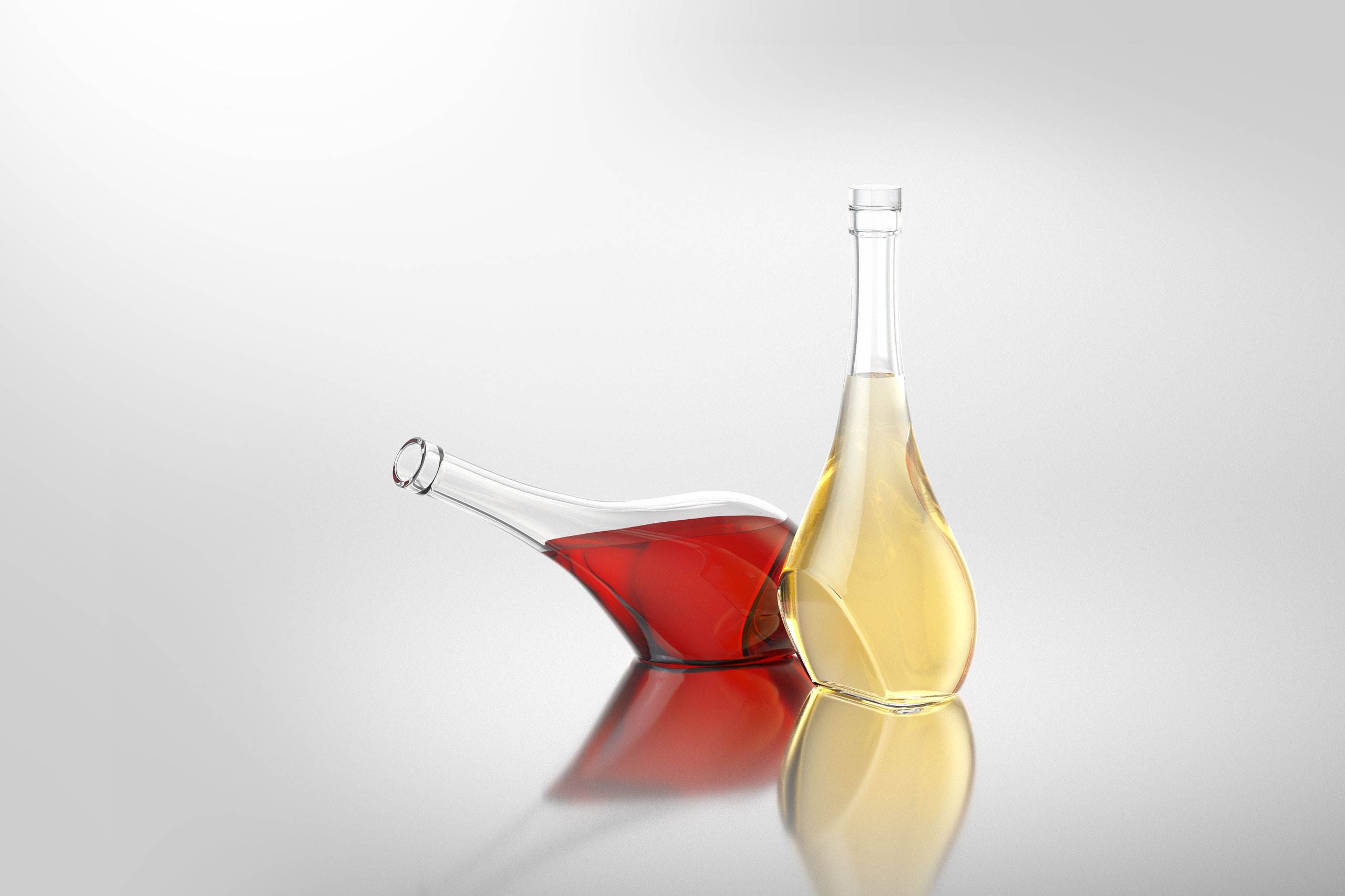 Marquise - packaging 3D model of bottles