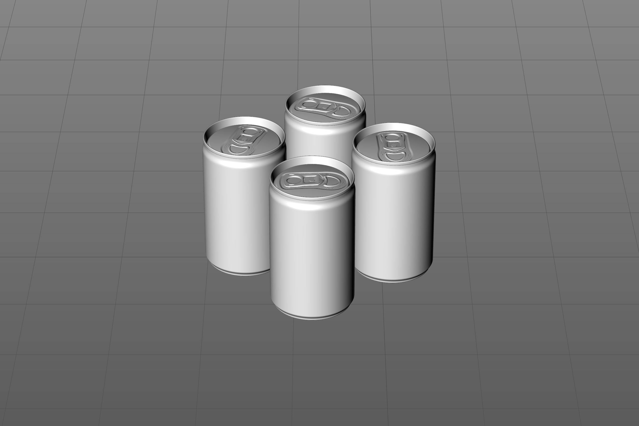 Ball/Rexam Soda Metal Can 150ml Premium 3D model pack