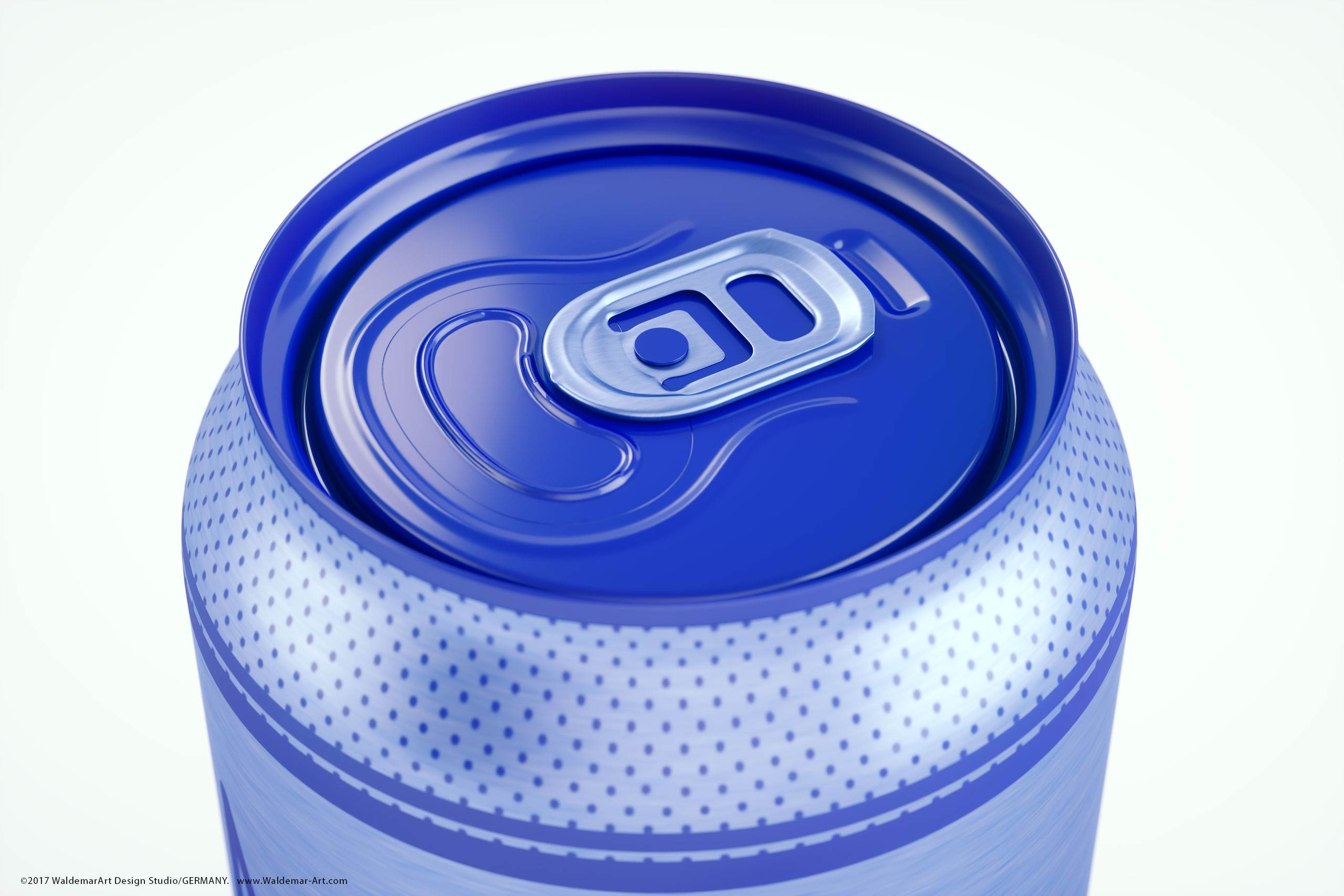 3d packaging model of Metal Standard Beer/Soda Can 440ml
