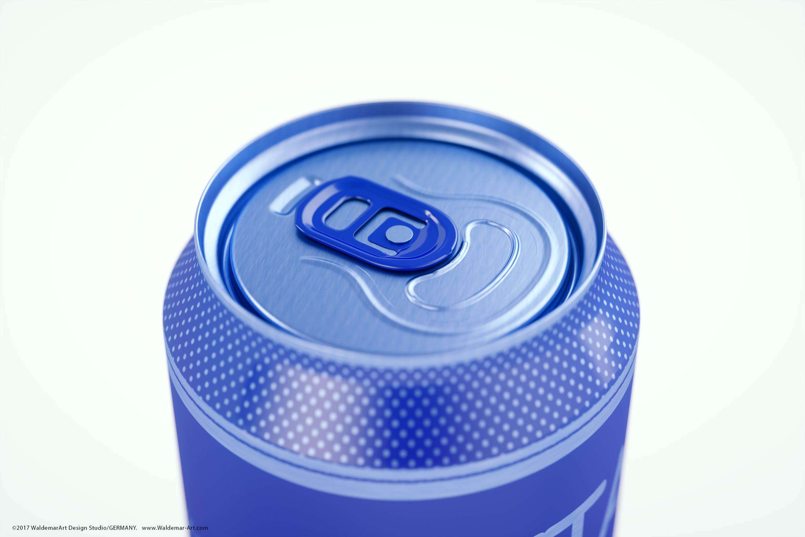 3d packaging model of Metal Standard Beer/Soda Can 440ml