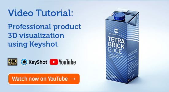 YouTube Video Tutorial: Professional product 3D visualization using KeyShot