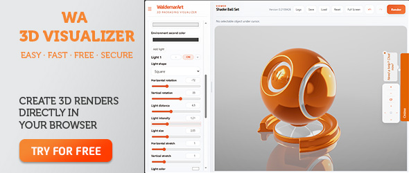 CREATE 3D RENDERS DIRECTLY IN  YOUR BROWSER FREE