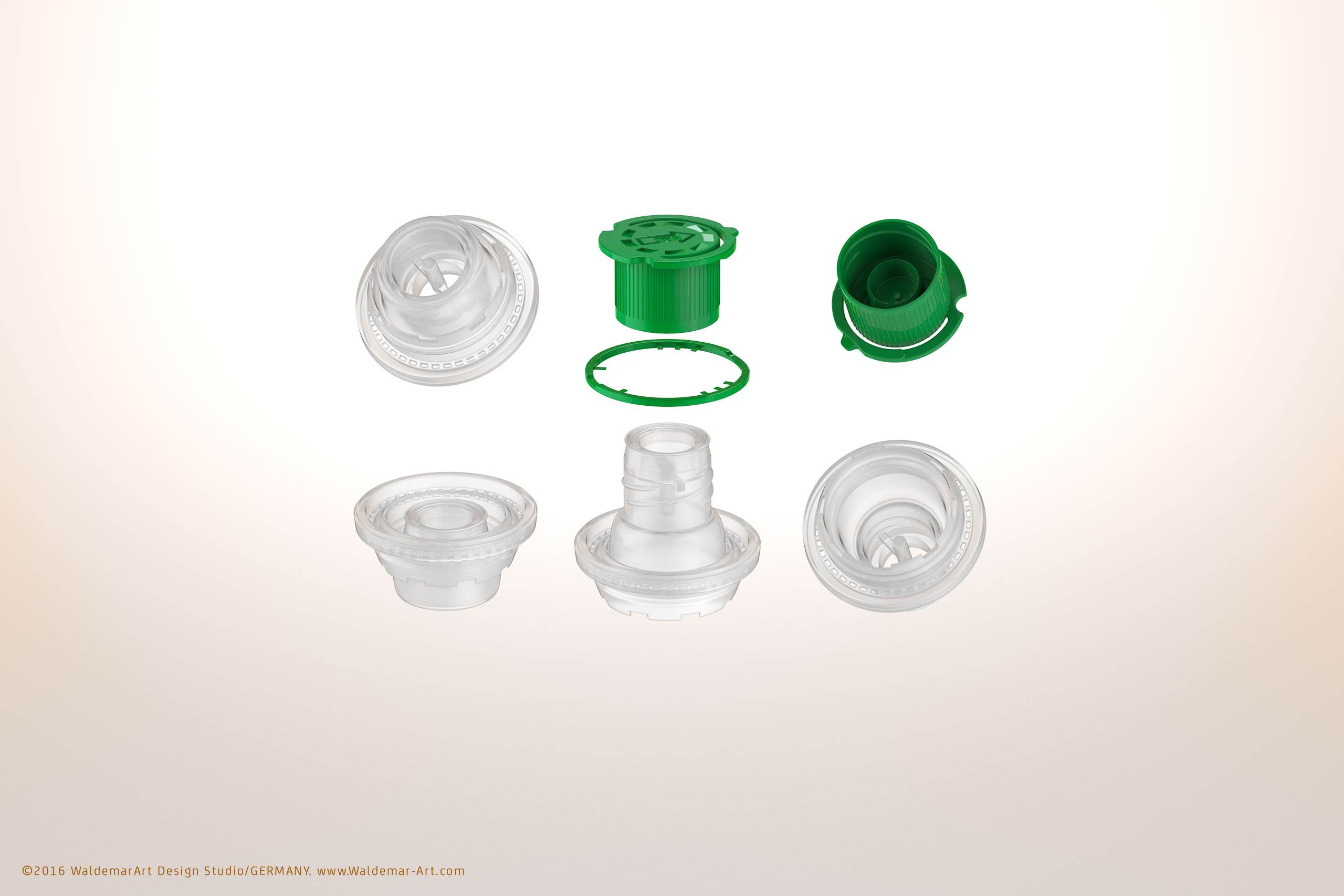 Olive oil Metal Can 1000ml Packaging 3D model