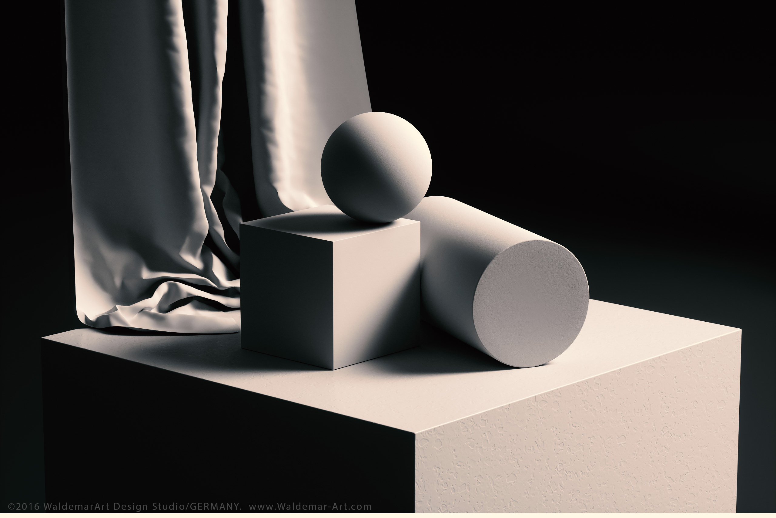 Academic Still Life. Octane Render