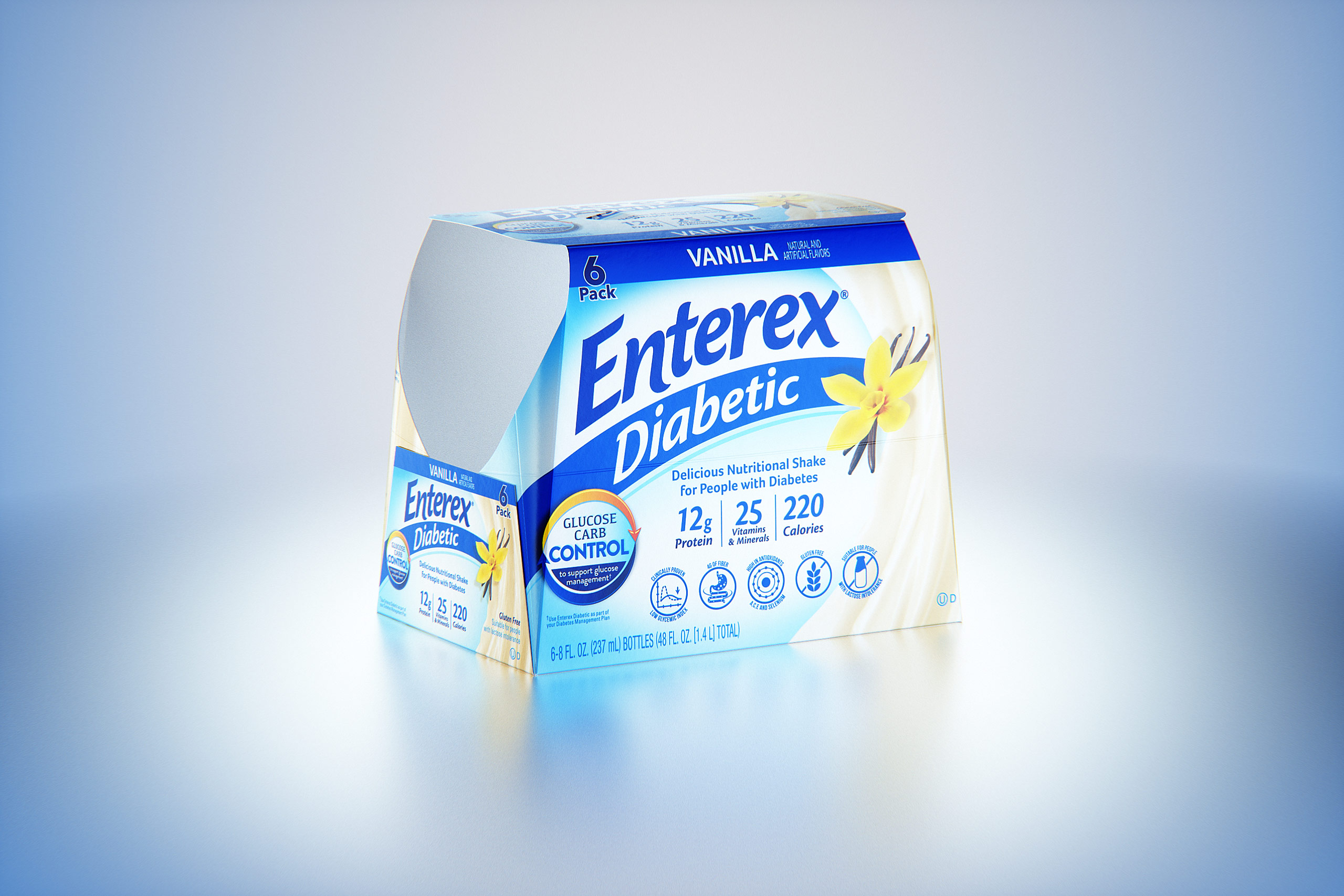Enterex Nutritional Shake Professional Product 3D visualization