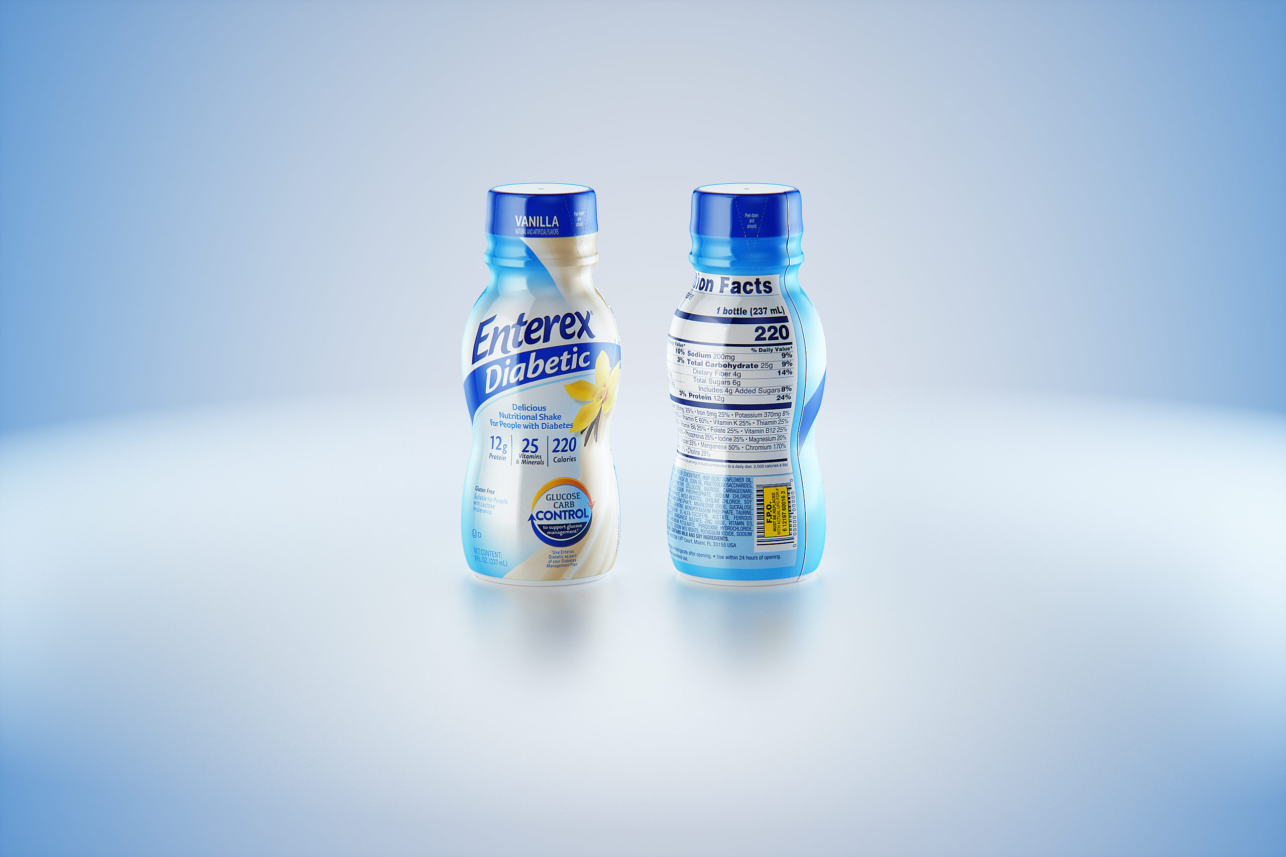 Enterex Nutritional Shake Professional Product 3D visualization