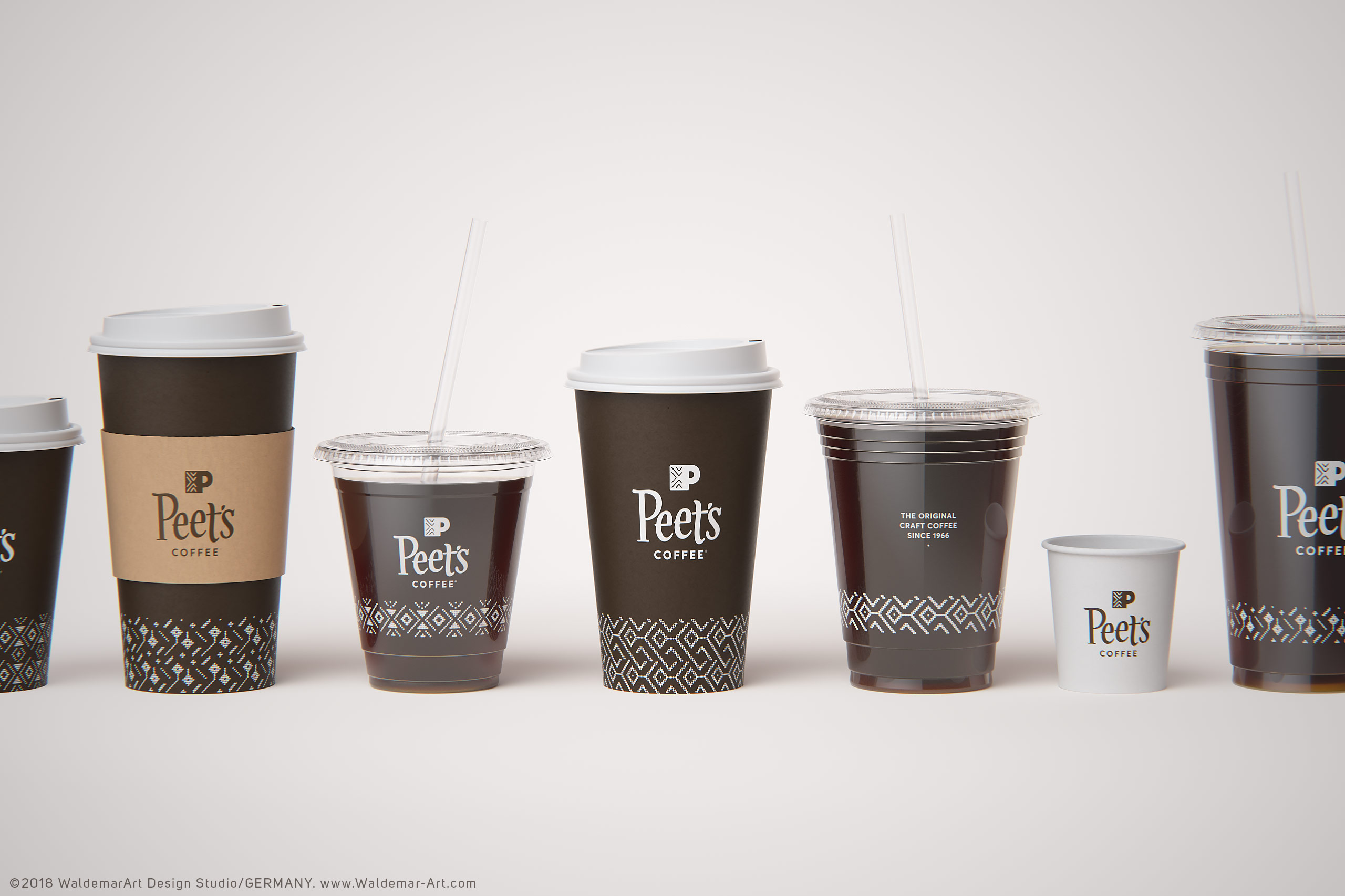 Peet's Coffee product 3D visualization