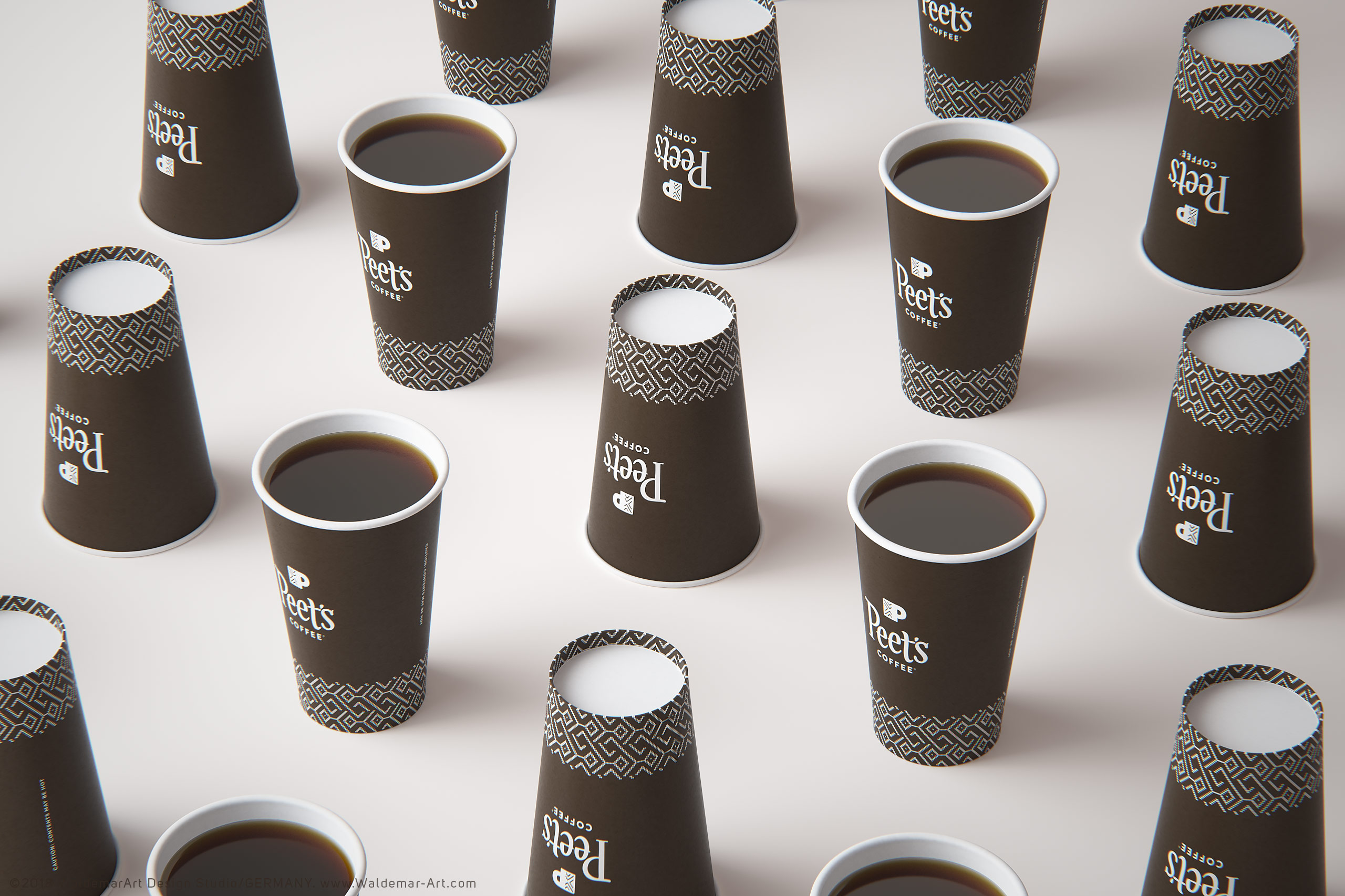 Peet's Coffee product 3D visualization