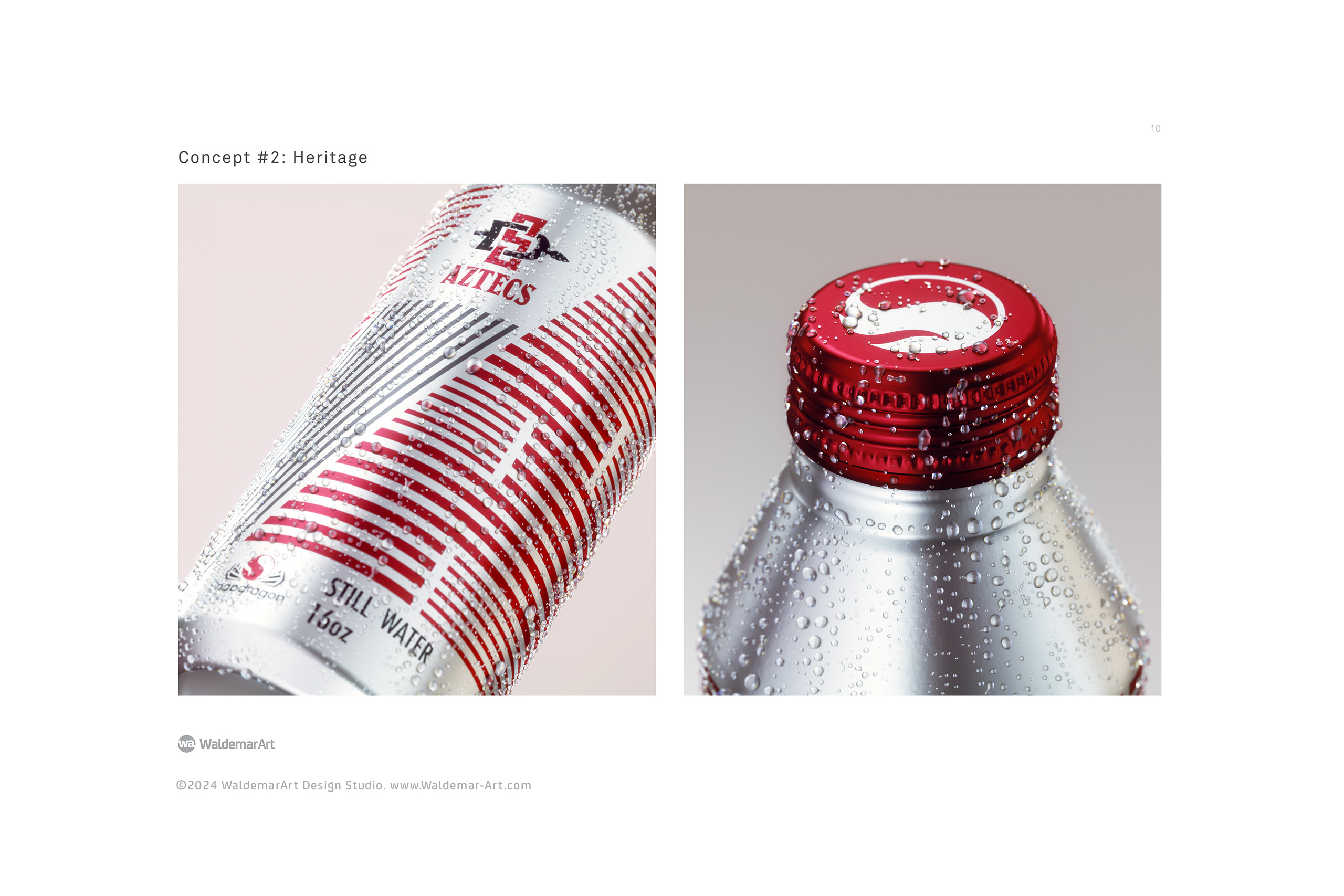 San Diego State University Athletics - Still Water Label Design