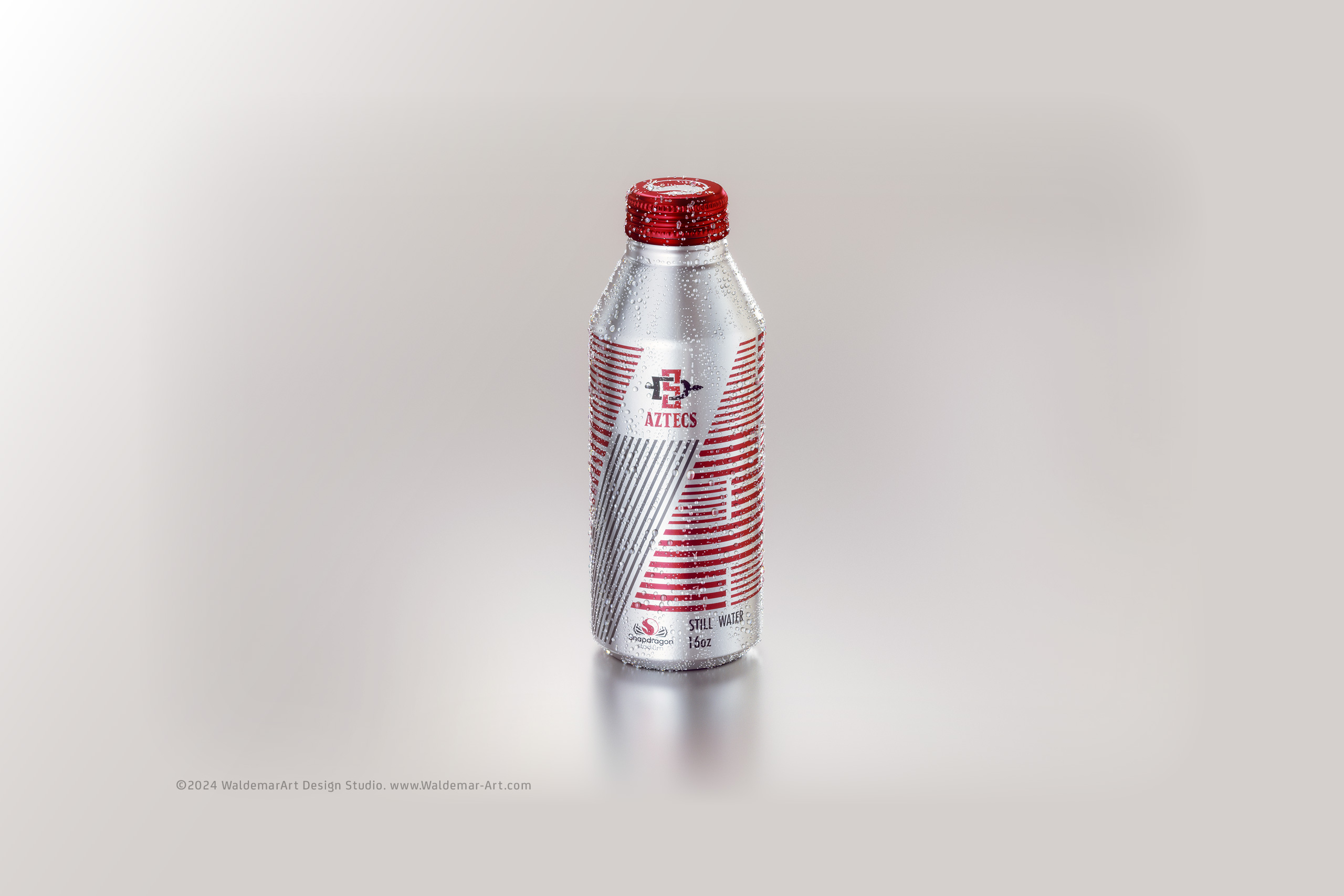 San Diego State University Athletics - Still Water Label Design