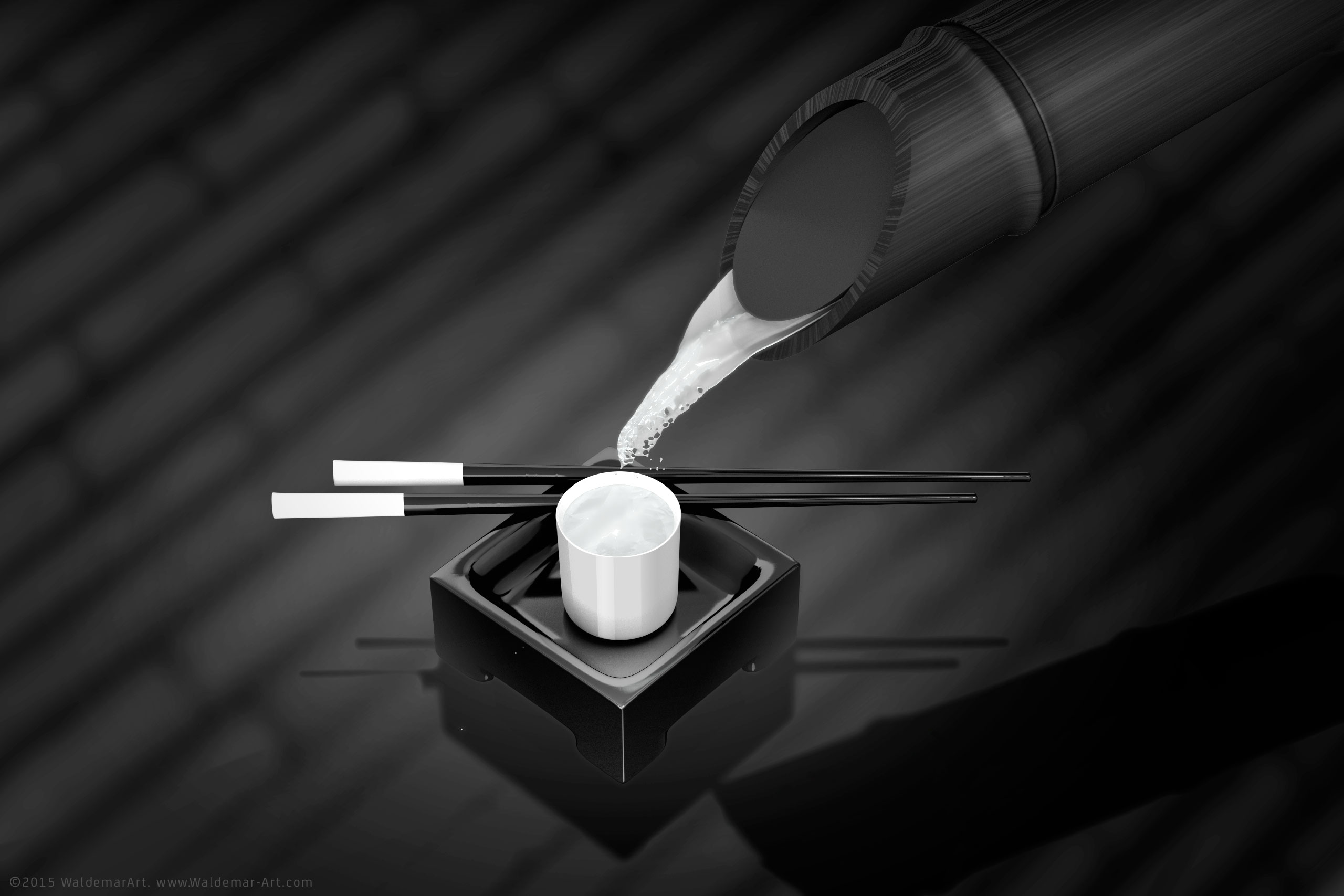 BLACK BAMBOO - Packaging Design of a Traditional Japanese Sake